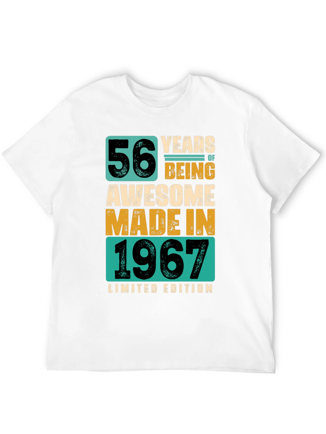 56 Years Awesome 1967 Limited Edition Graphic T-Shirt
