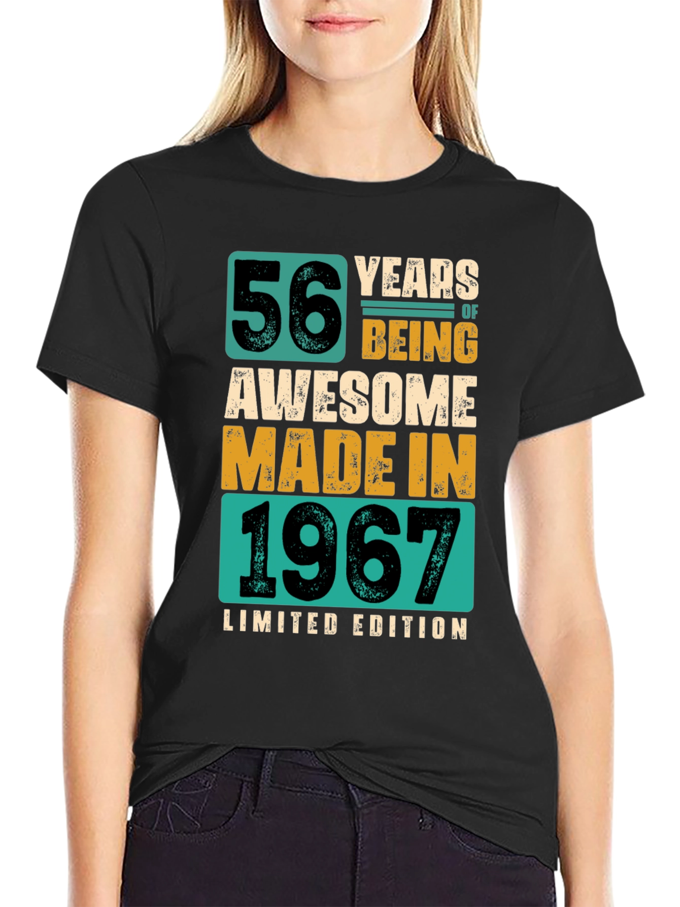 56 Years Awesome 1967 Limited Edition Graphic T-Shirt