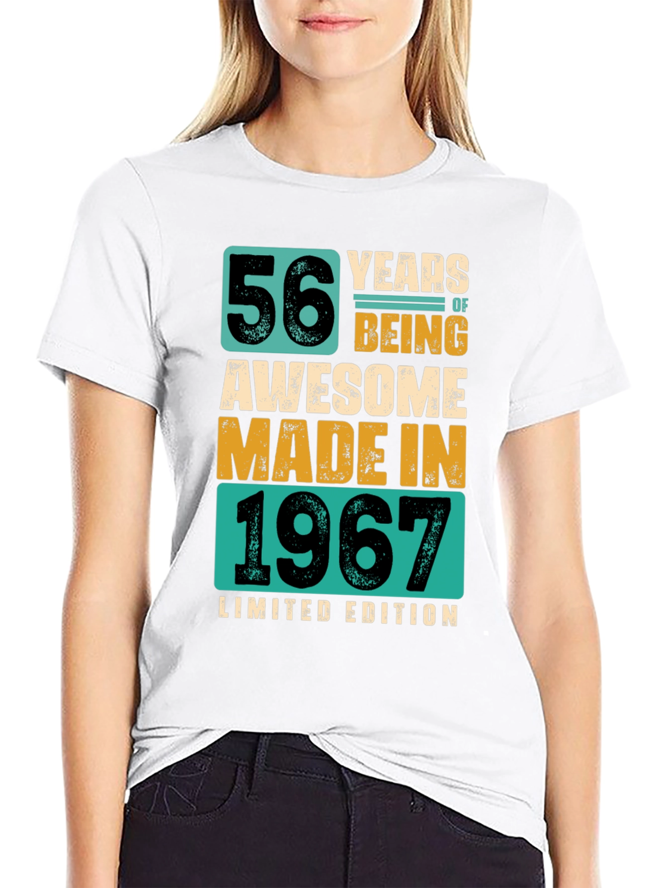 56 Years Awesome 1967 Limited Edition Graphic T-Shirt