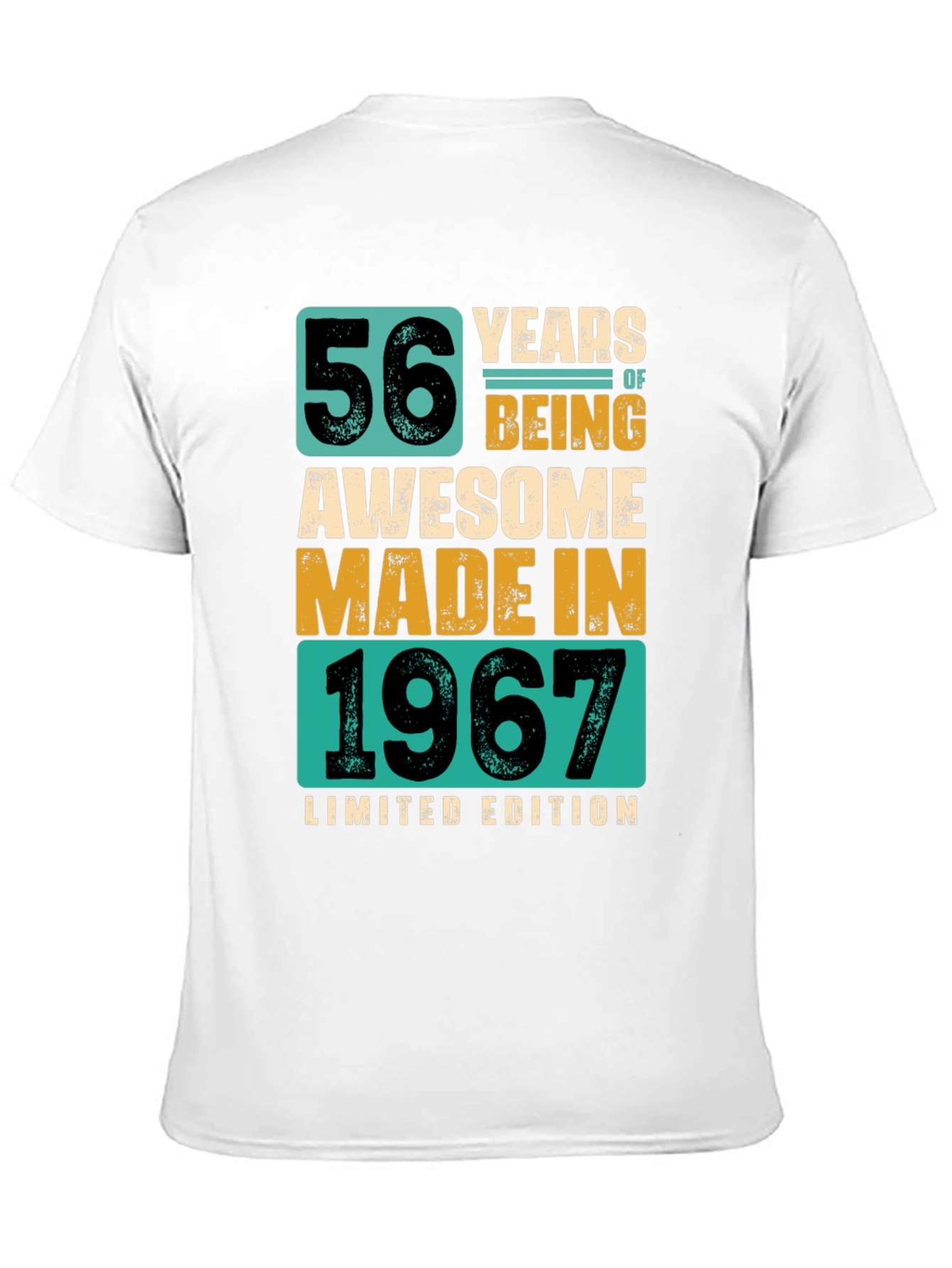 56 Years Awesome 1967 Limited Edition Graphic T-Shirt