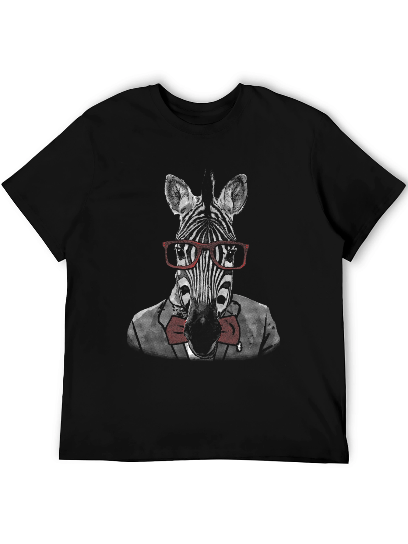 Dapper Zebra T-Shirt - Unique Animal Graphic Tee