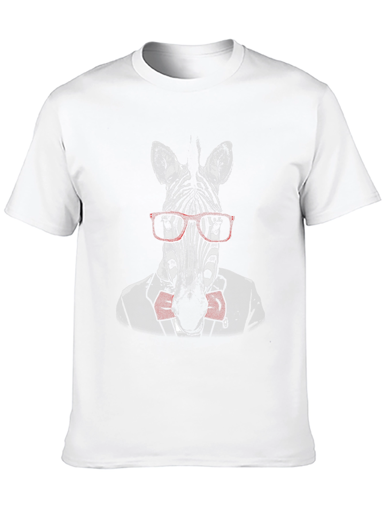 Dapper Zebra T-Shirt - Unique Animal Graphic Tee