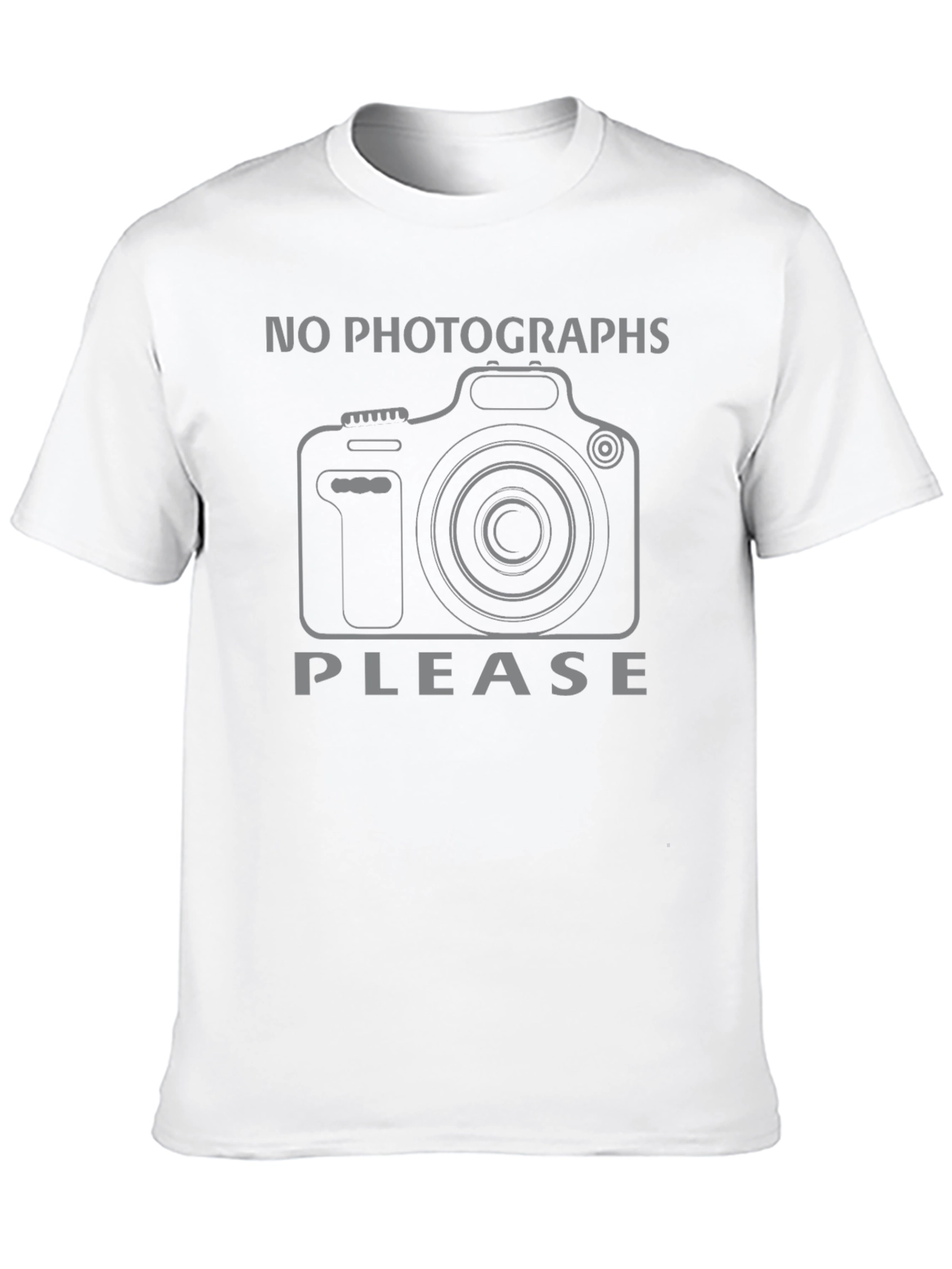 No Photographs Please Graphic T-Shirt