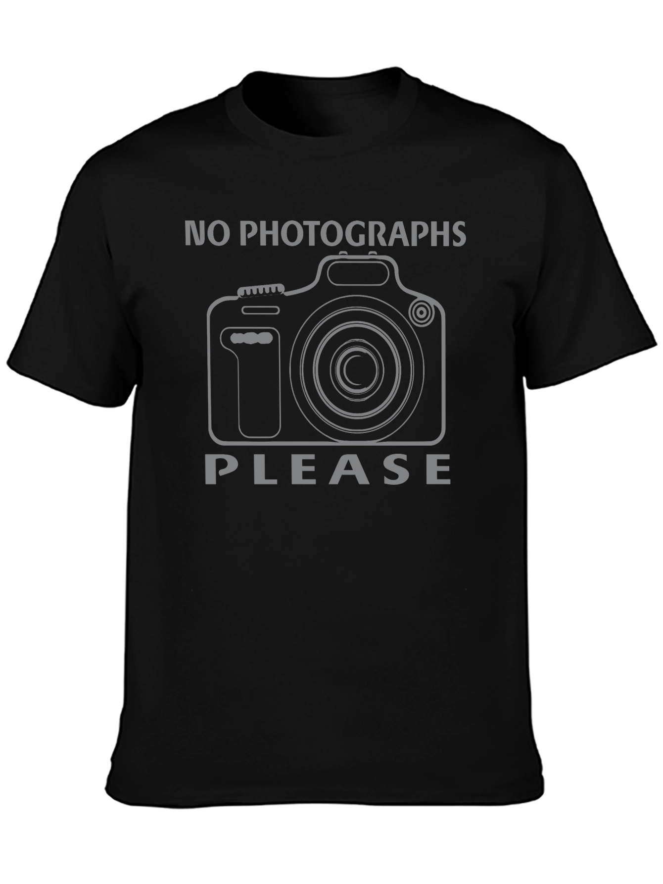 No Photographs Please Graphic T-Shirt