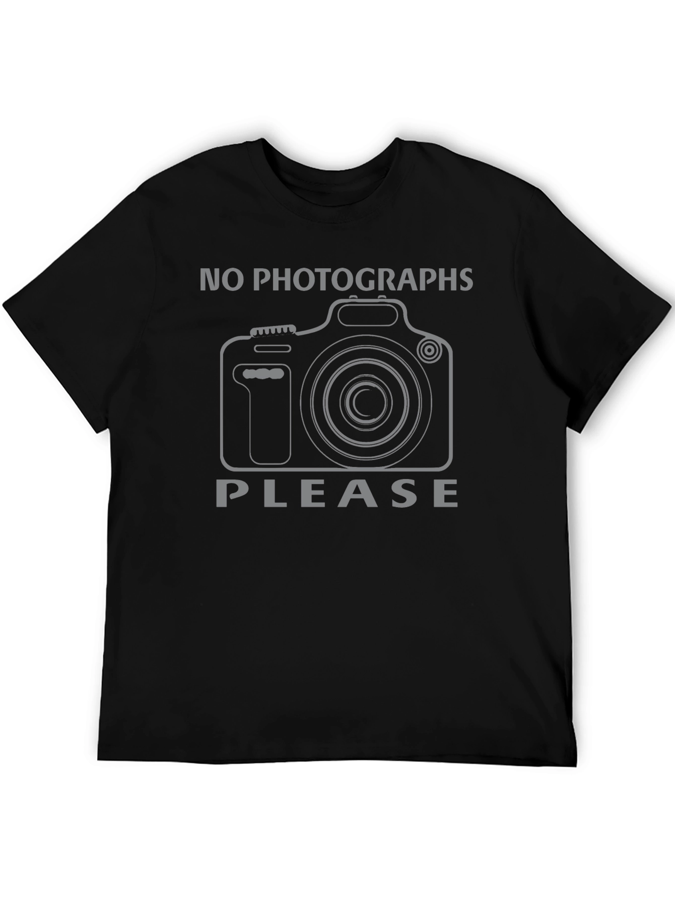 No Photographs Please Graphic T-Shirt