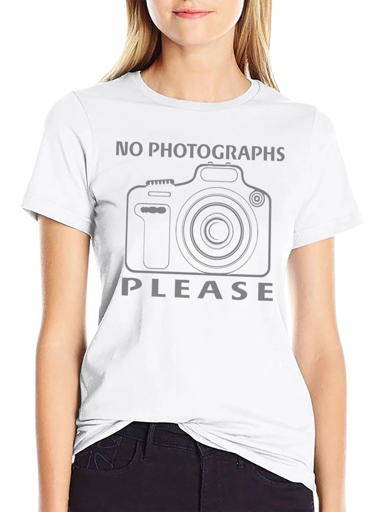 No Photographs Please Graphic T-Shirt