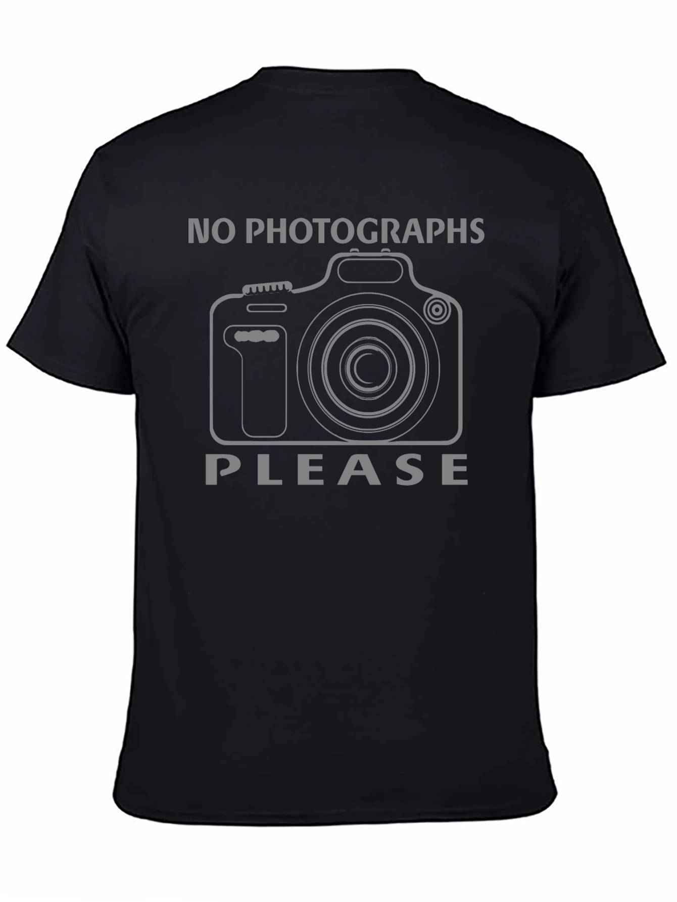 No Photographs Please Graphic T-Shirt
