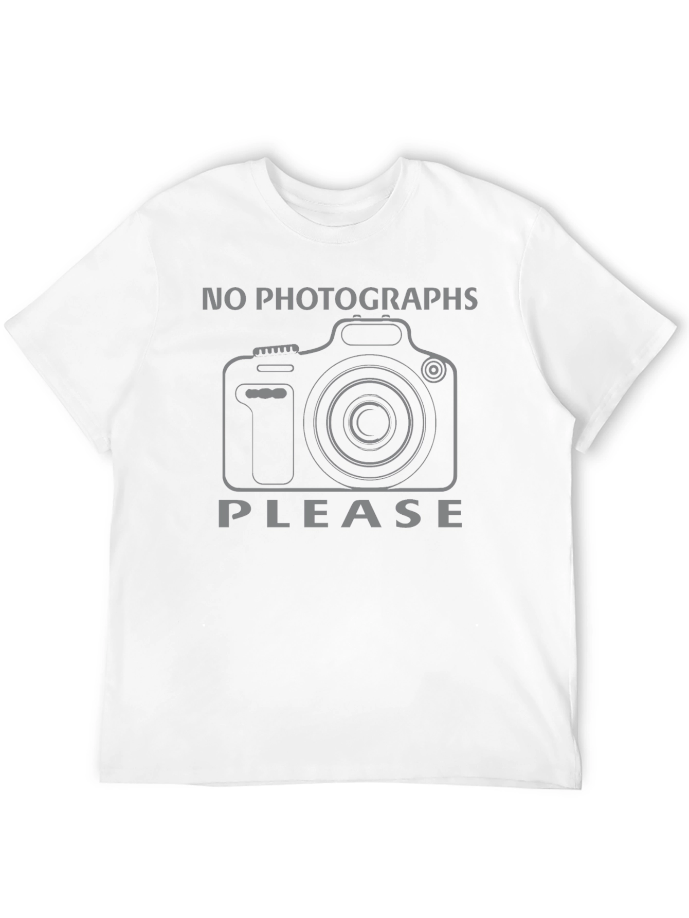 No Photographs Please Graphic T-Shirt