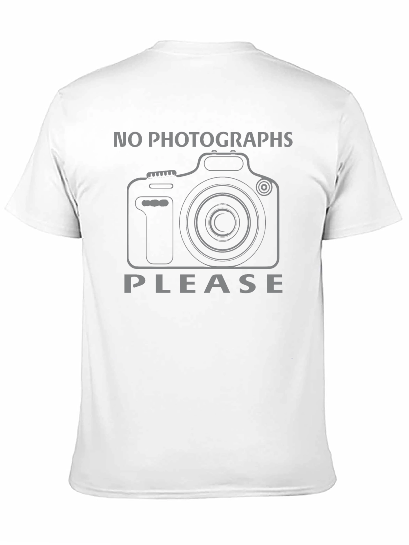 No Photographs Please Graphic T-Shirt
