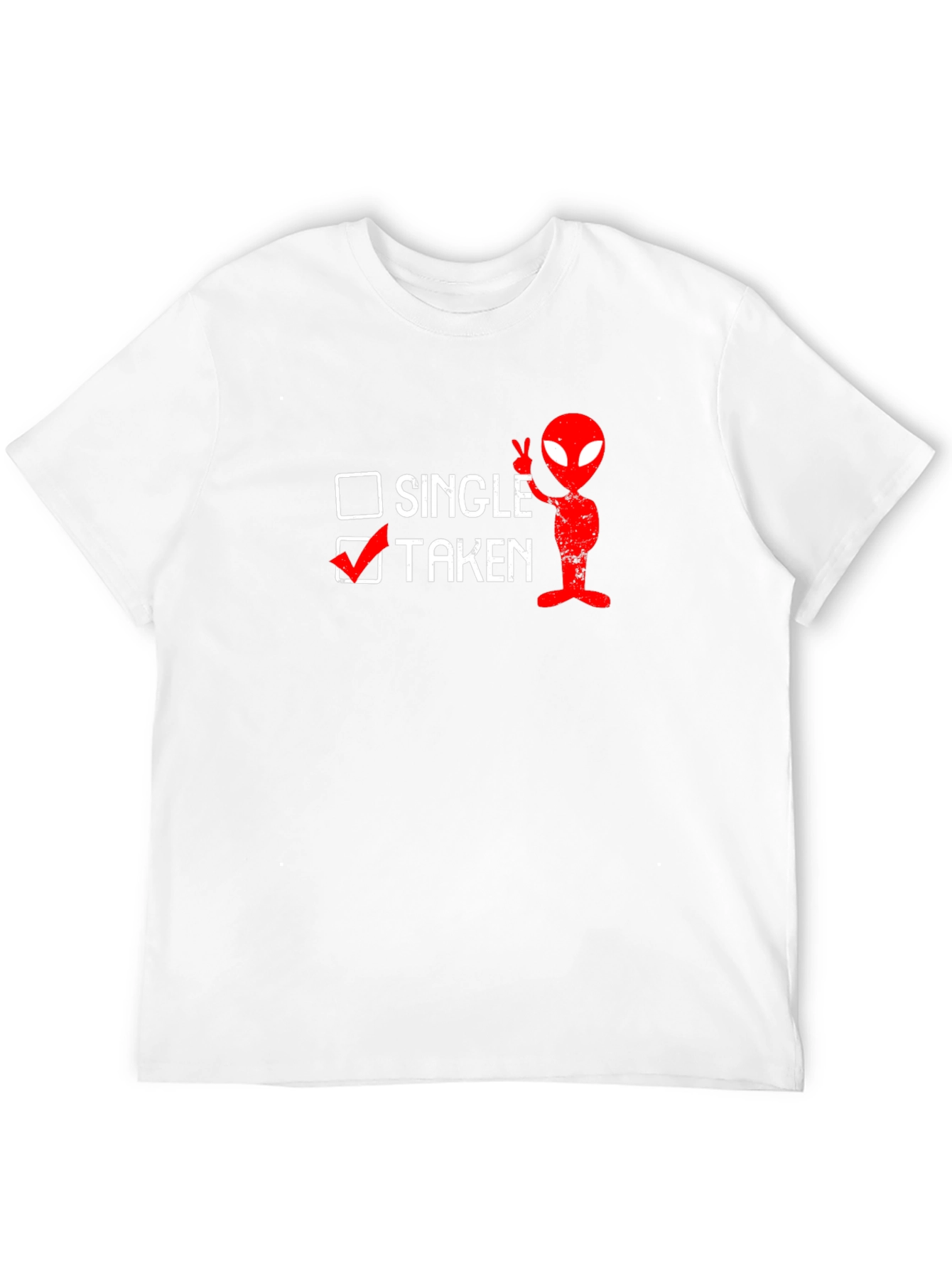 Funny Taken Alien Graphic T-Shirt