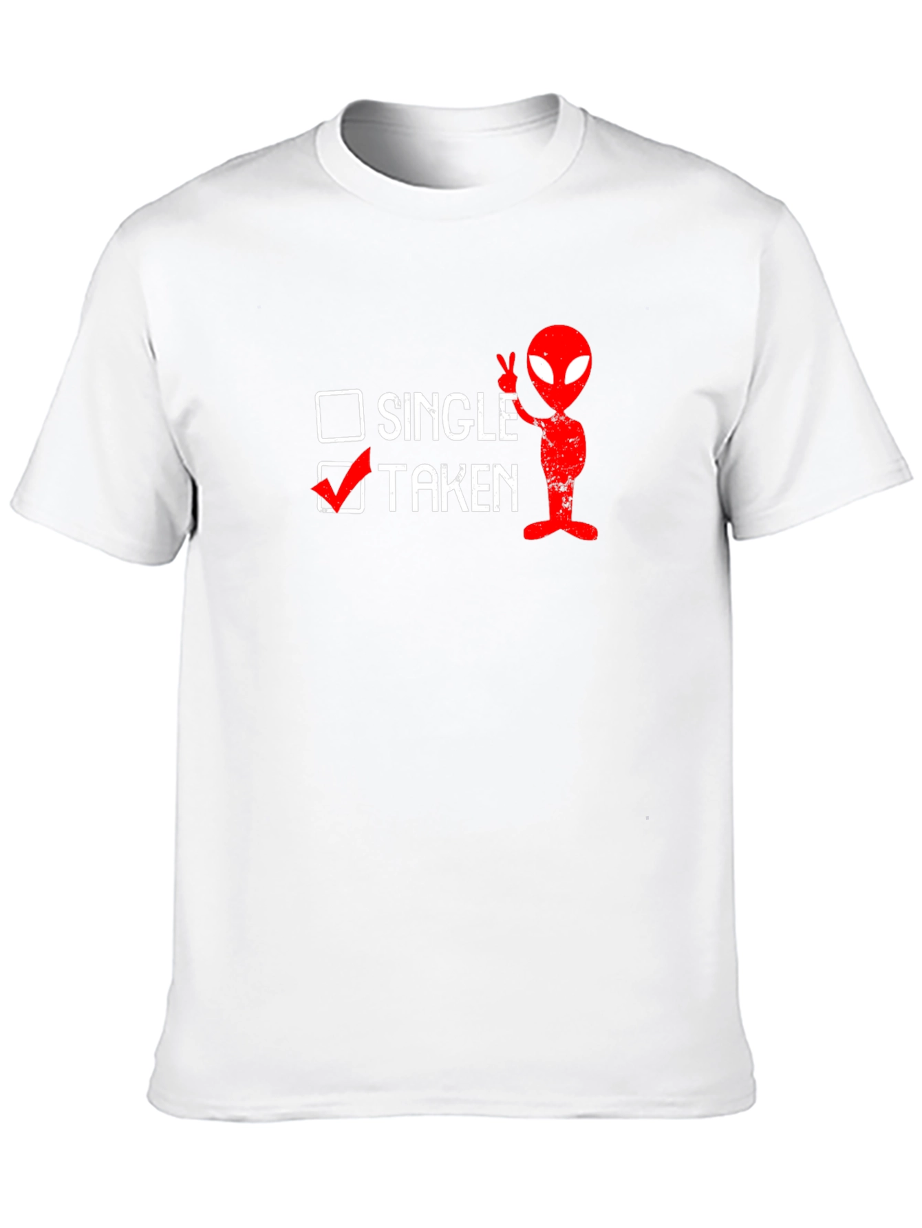 Funny Taken Alien Graphic T-Shirt