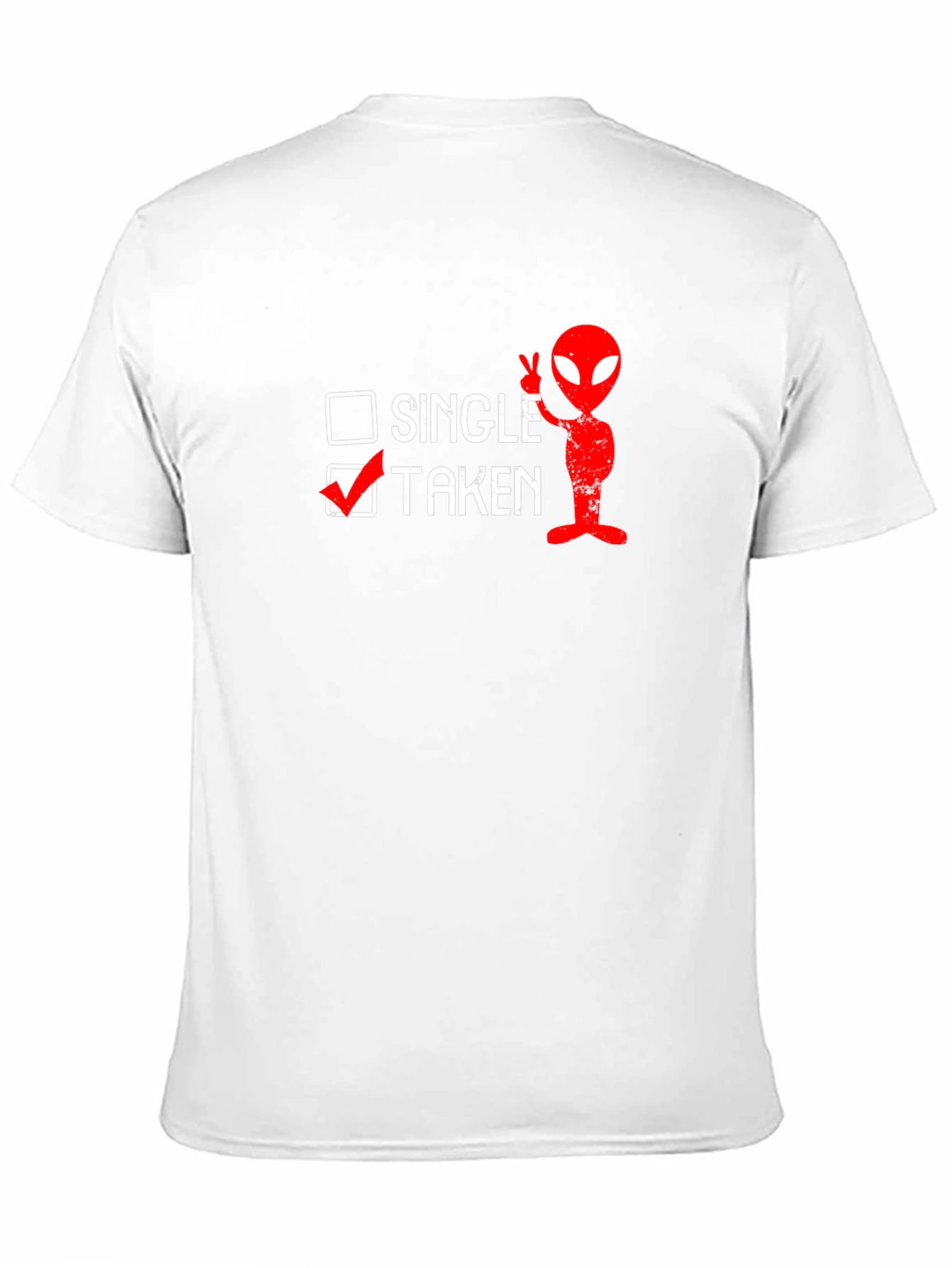 Funny Taken Alien Graphic T-Shirt