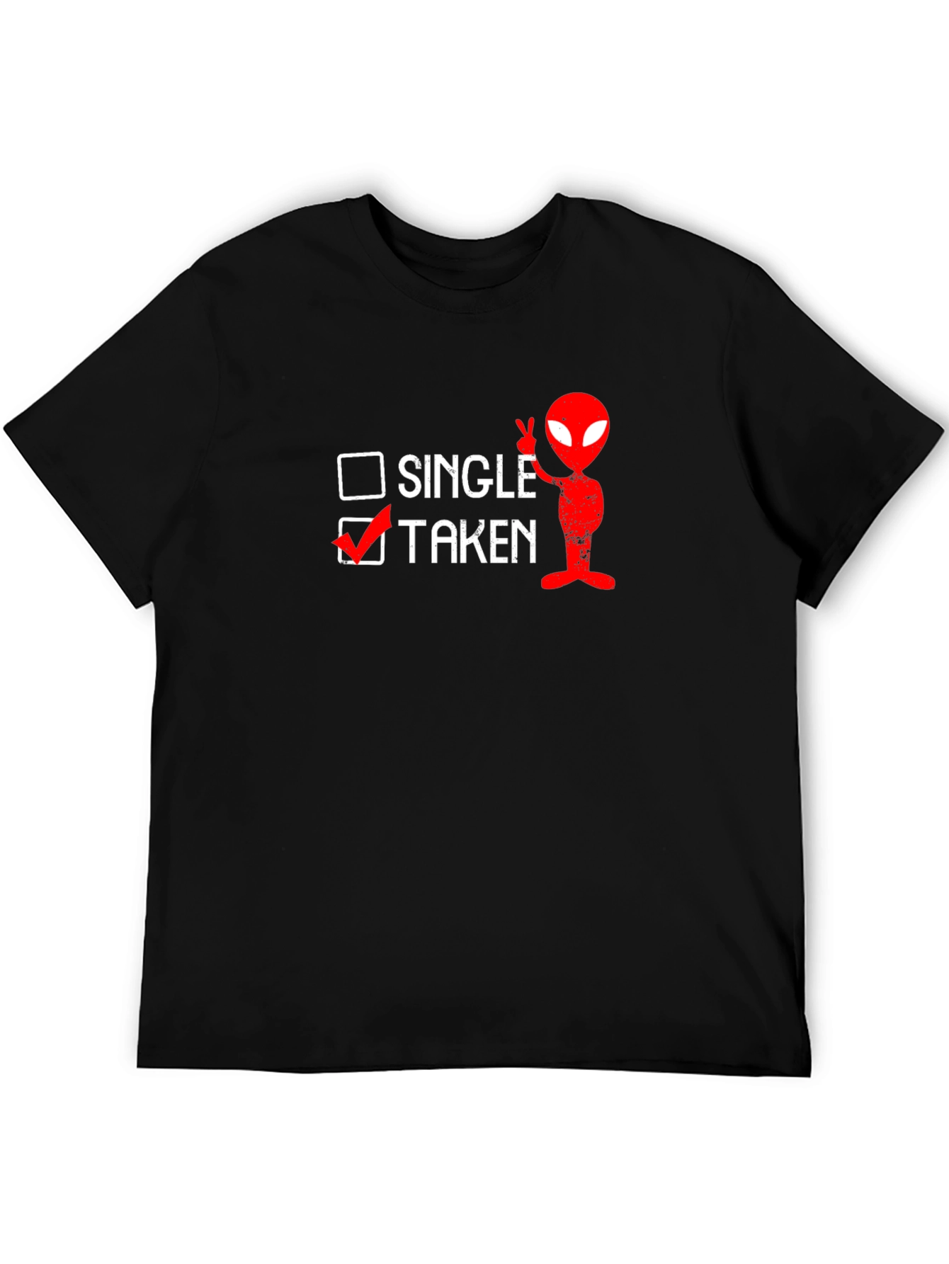 Funny Taken Alien Graphic T-Shirt