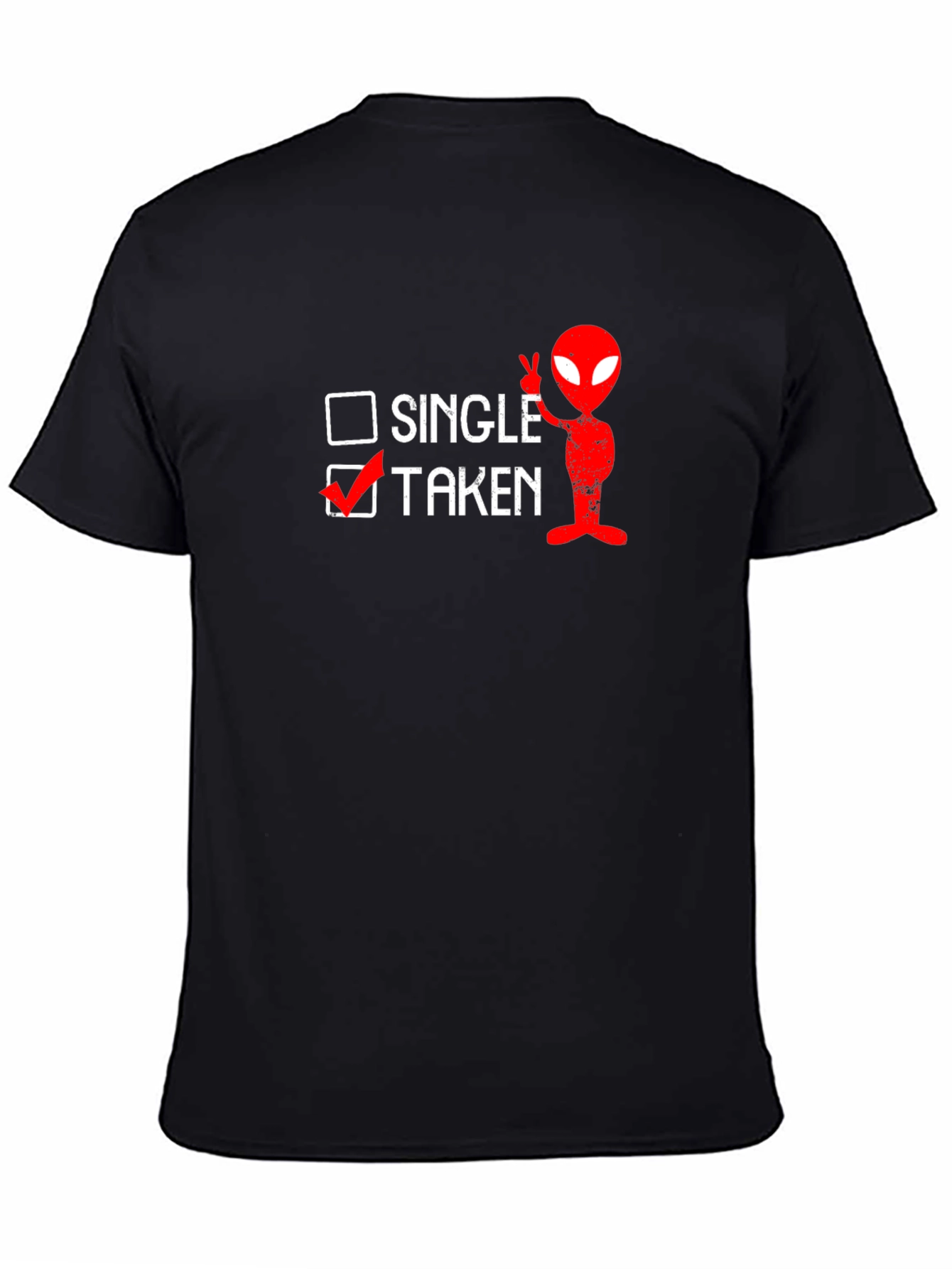 Funny Taken Alien Graphic T-Shirt