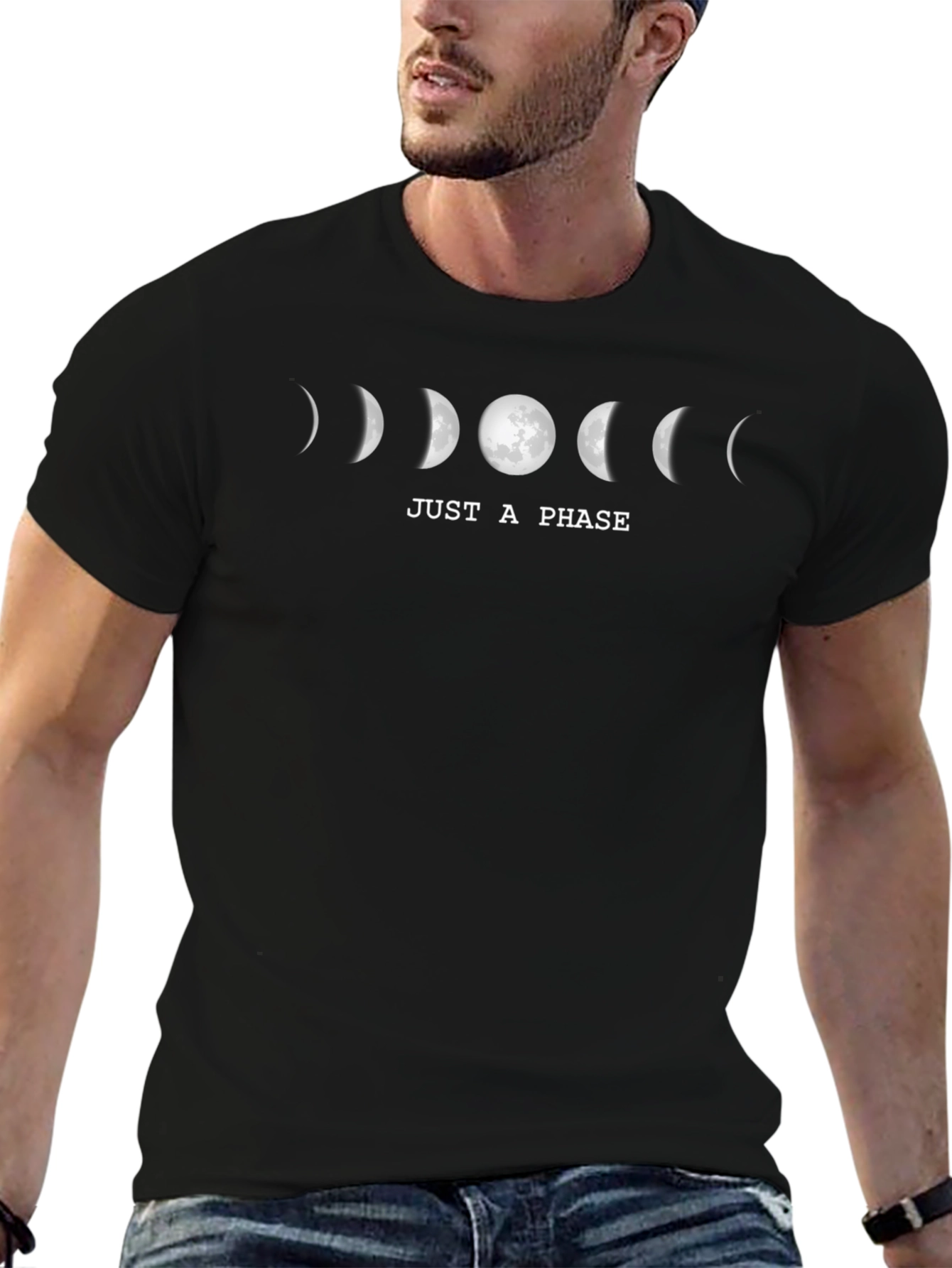 Moon Phase T-Shirt - Just a Phase Graphic Tee
