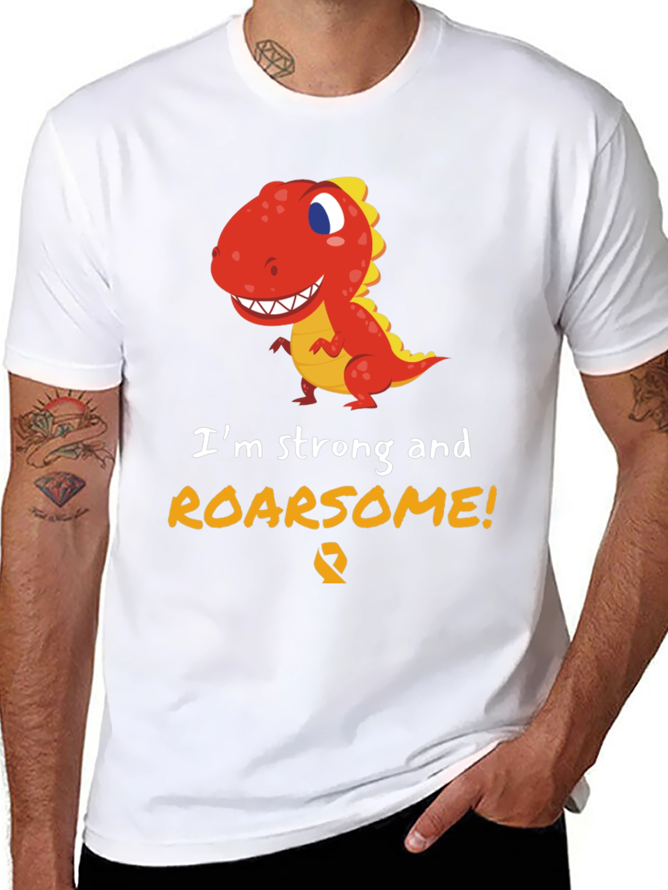 Strong Roarsome Dinosaur T-Shirt