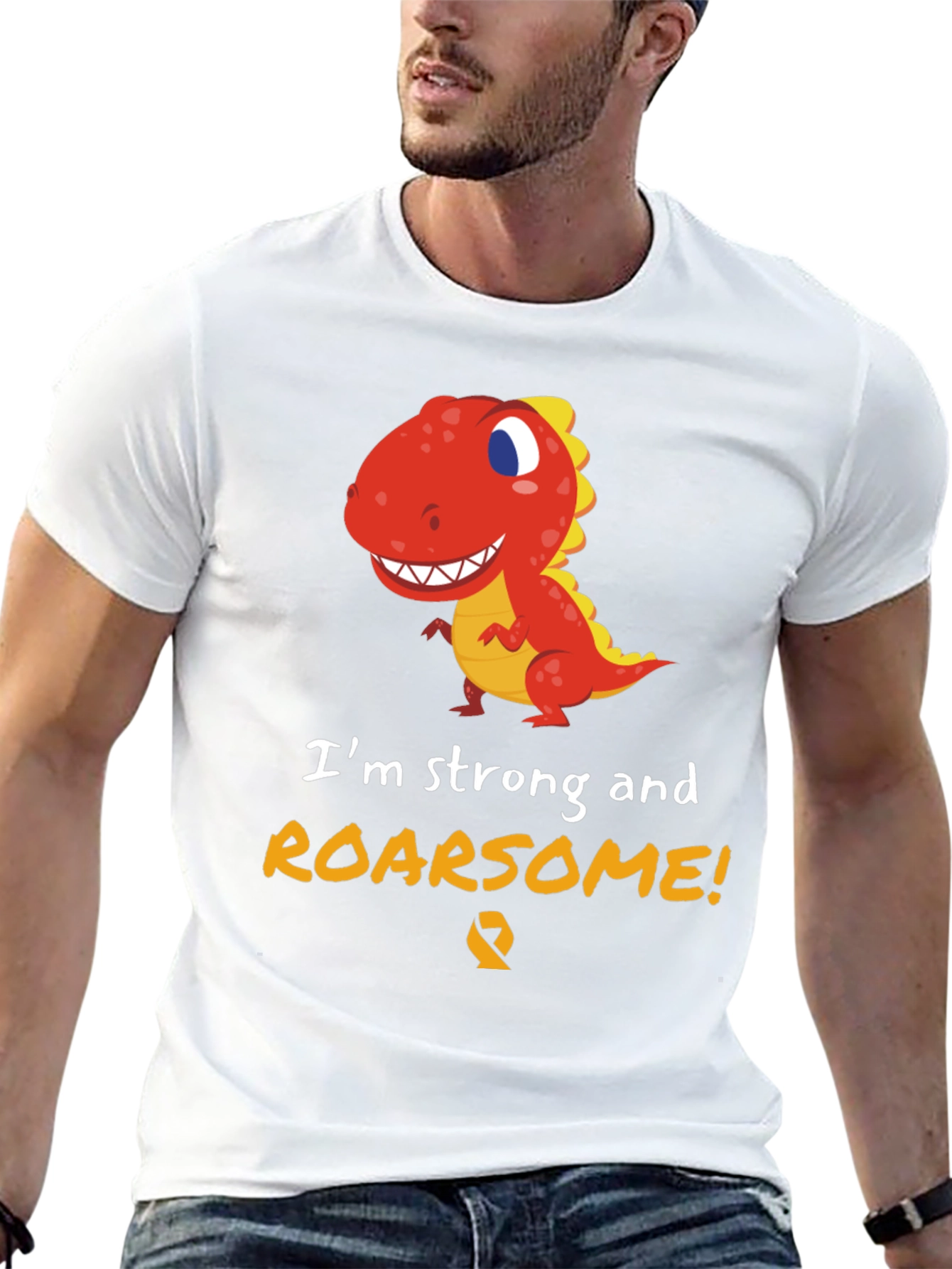 Strong Roarsome Dinosaur T-Shirt