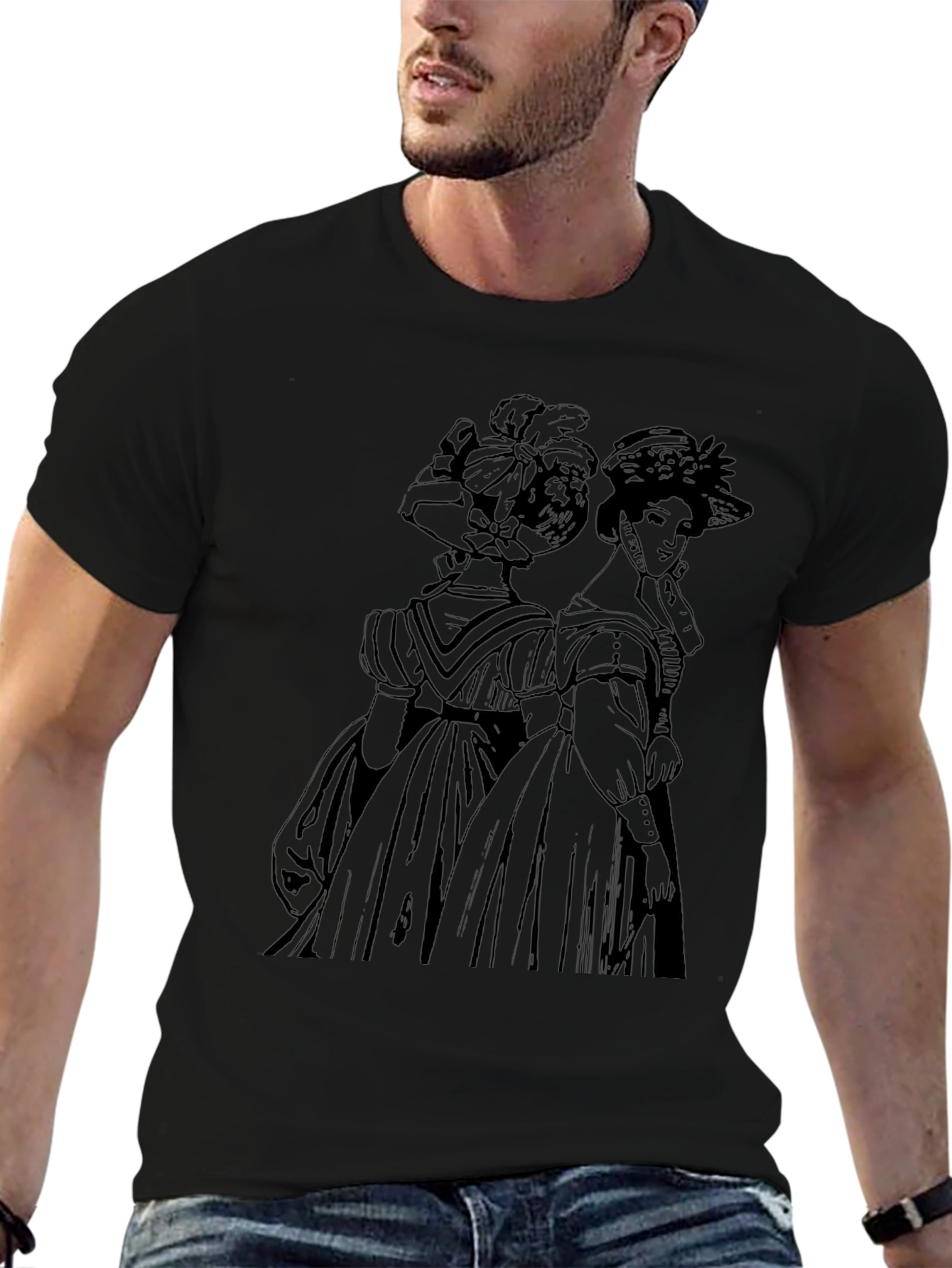 Victorian Ladies T-Shirt - Dark Aesthetic