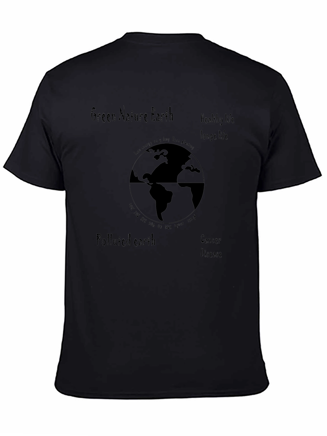 Eco-Friendly Earth Graphic T-Shirt