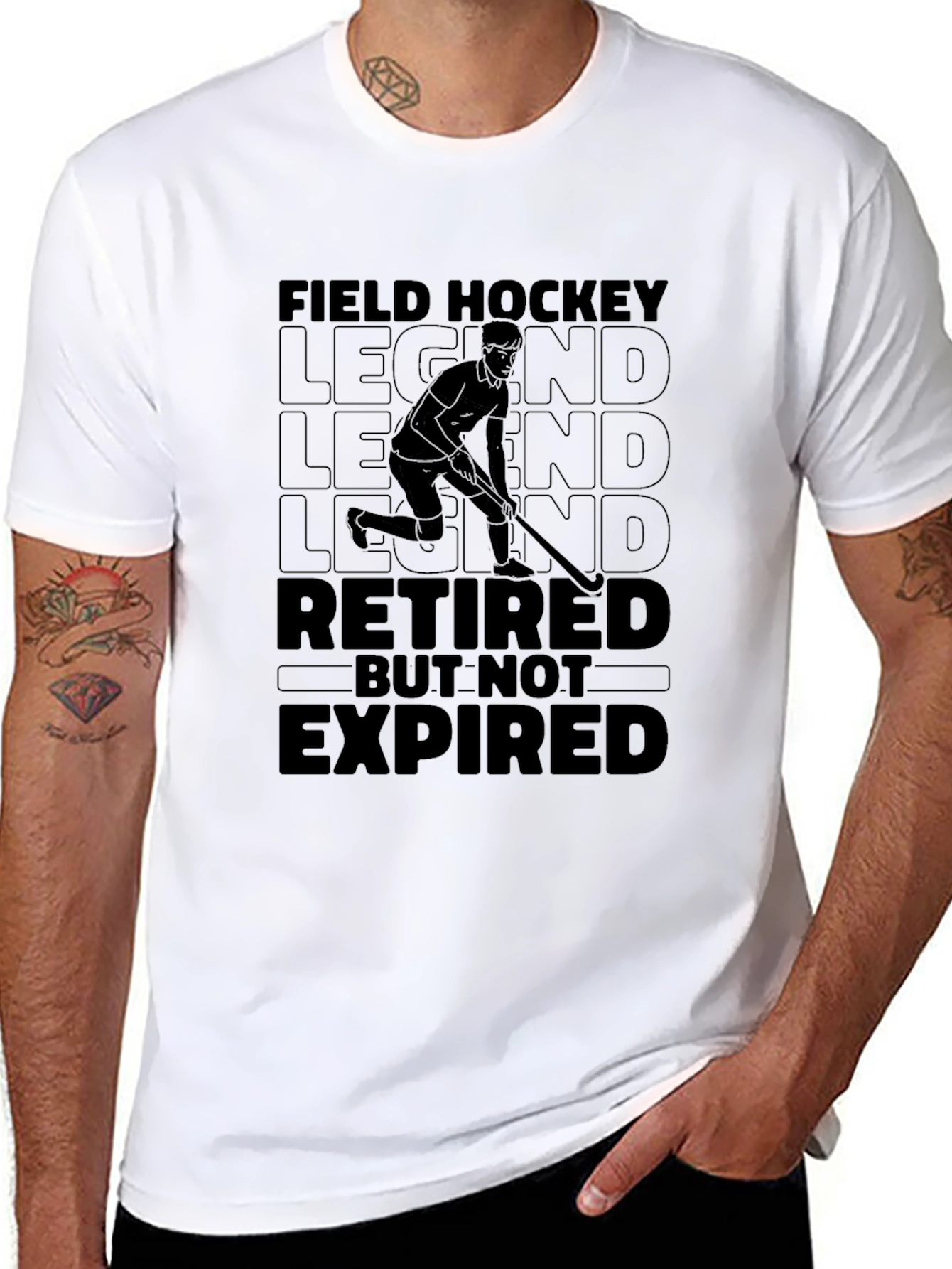 Field Hockey Legend Retired T-Shirt