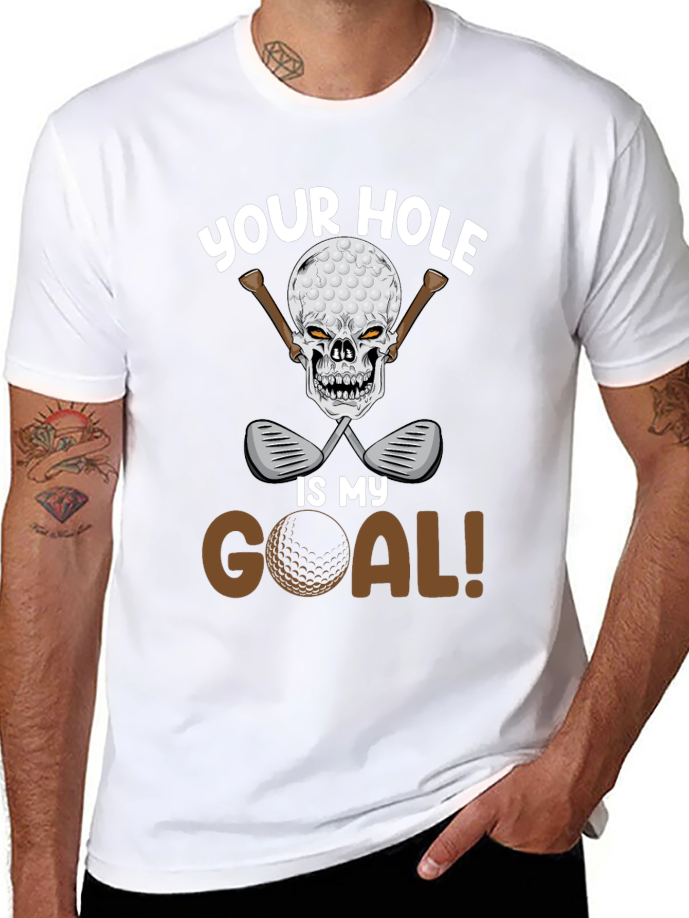Your Hole Is My Goal Golf T-Shirt