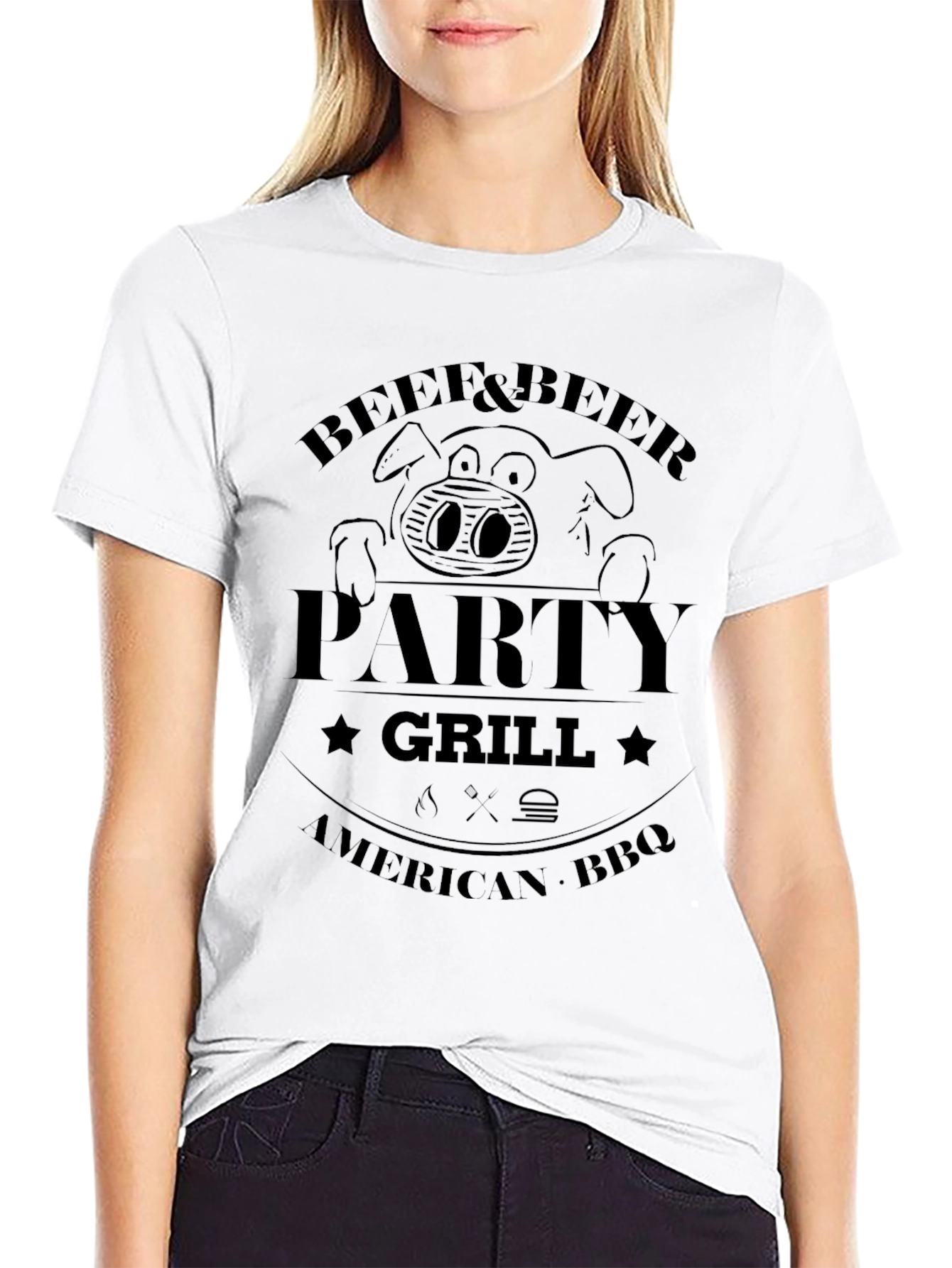 Beef & Beer Party Grill T-Shirt
