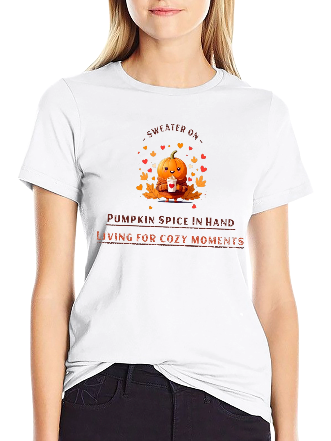 Pumpkin Spice Cozy Fall T-Shirt
