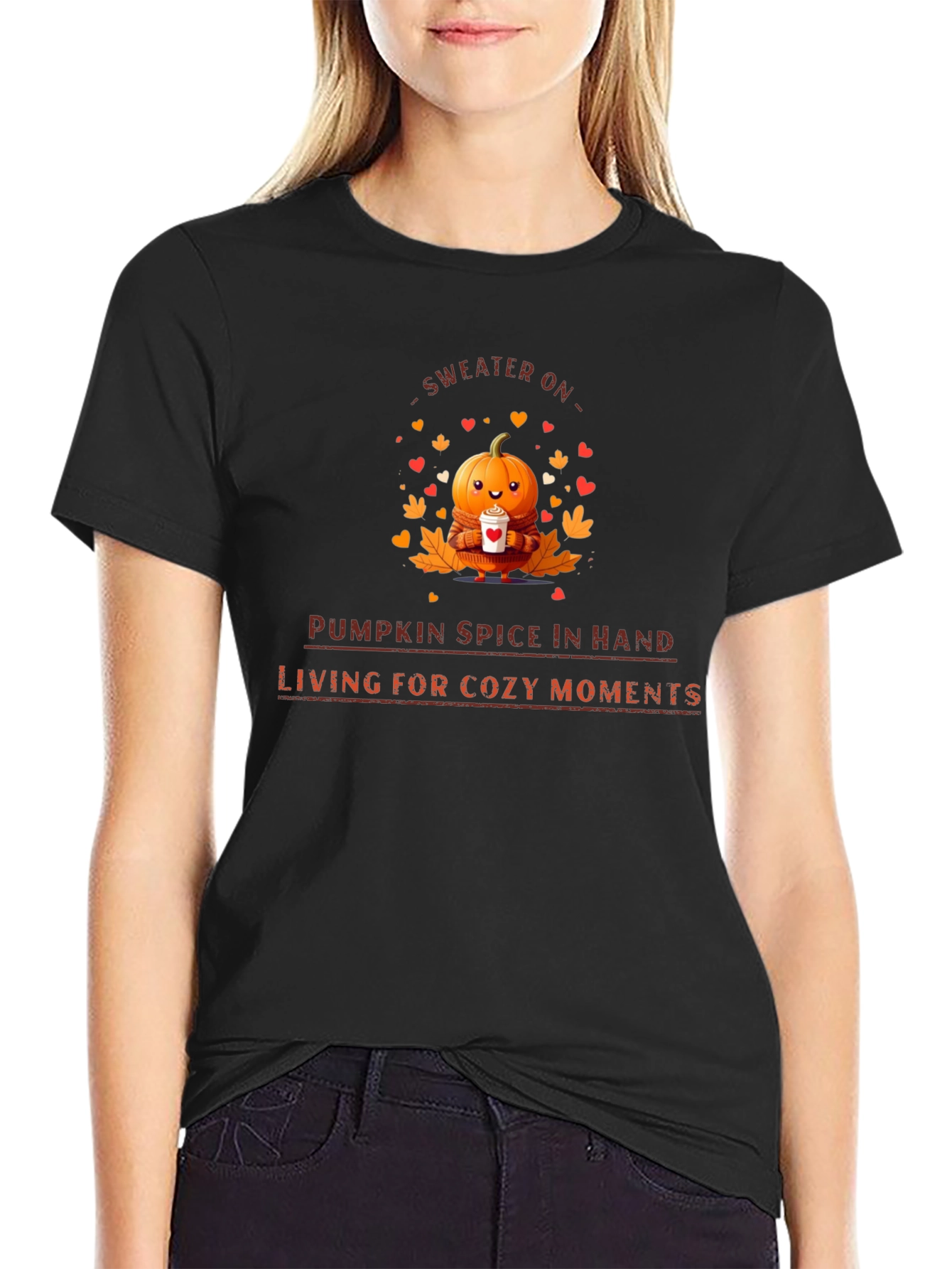 Pumpkin Spice Cozy Fall T-Shirt