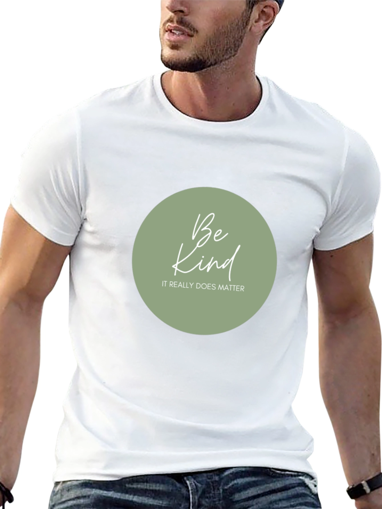 Be Kind Graphic Tee - Black Casual T-Shirt
