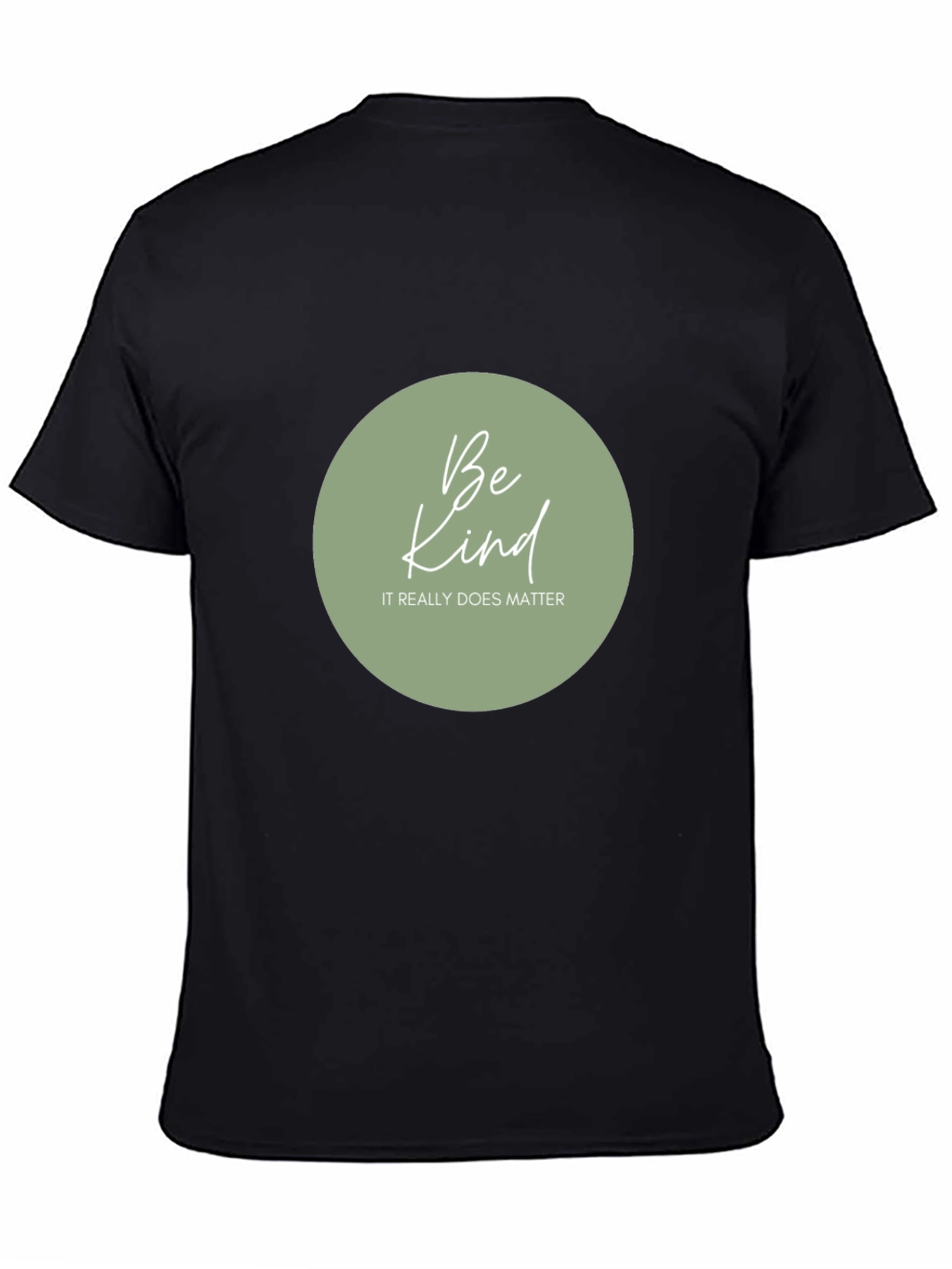 Be Kind Graphic Tee - Black Casual T-Shirt