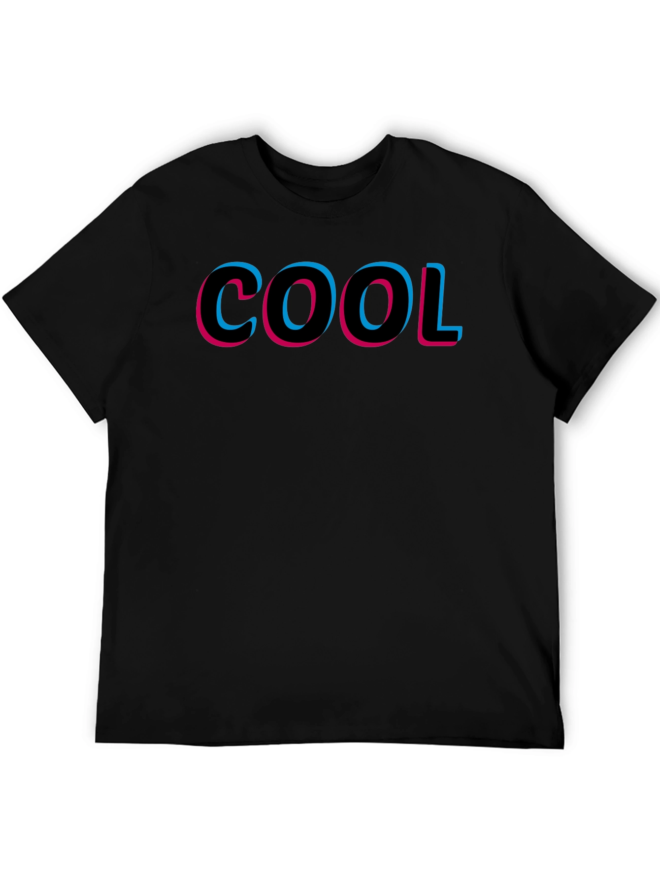 COOL Graphic Print Black T-Shirt