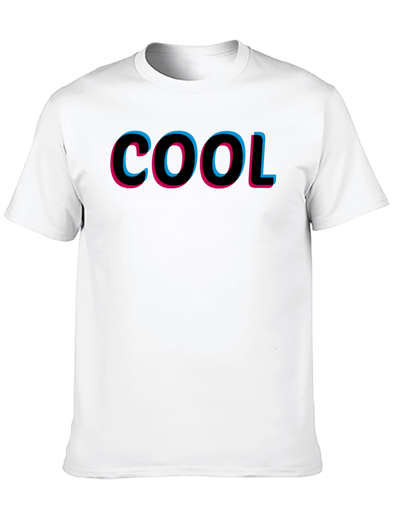 COOL Graphic Print Black T-Shirt