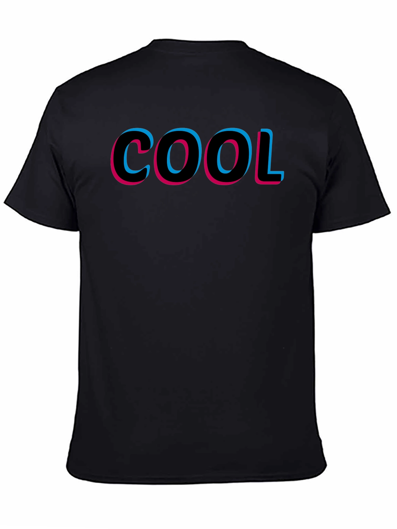 COOL Graphic Print Black T-Shirt