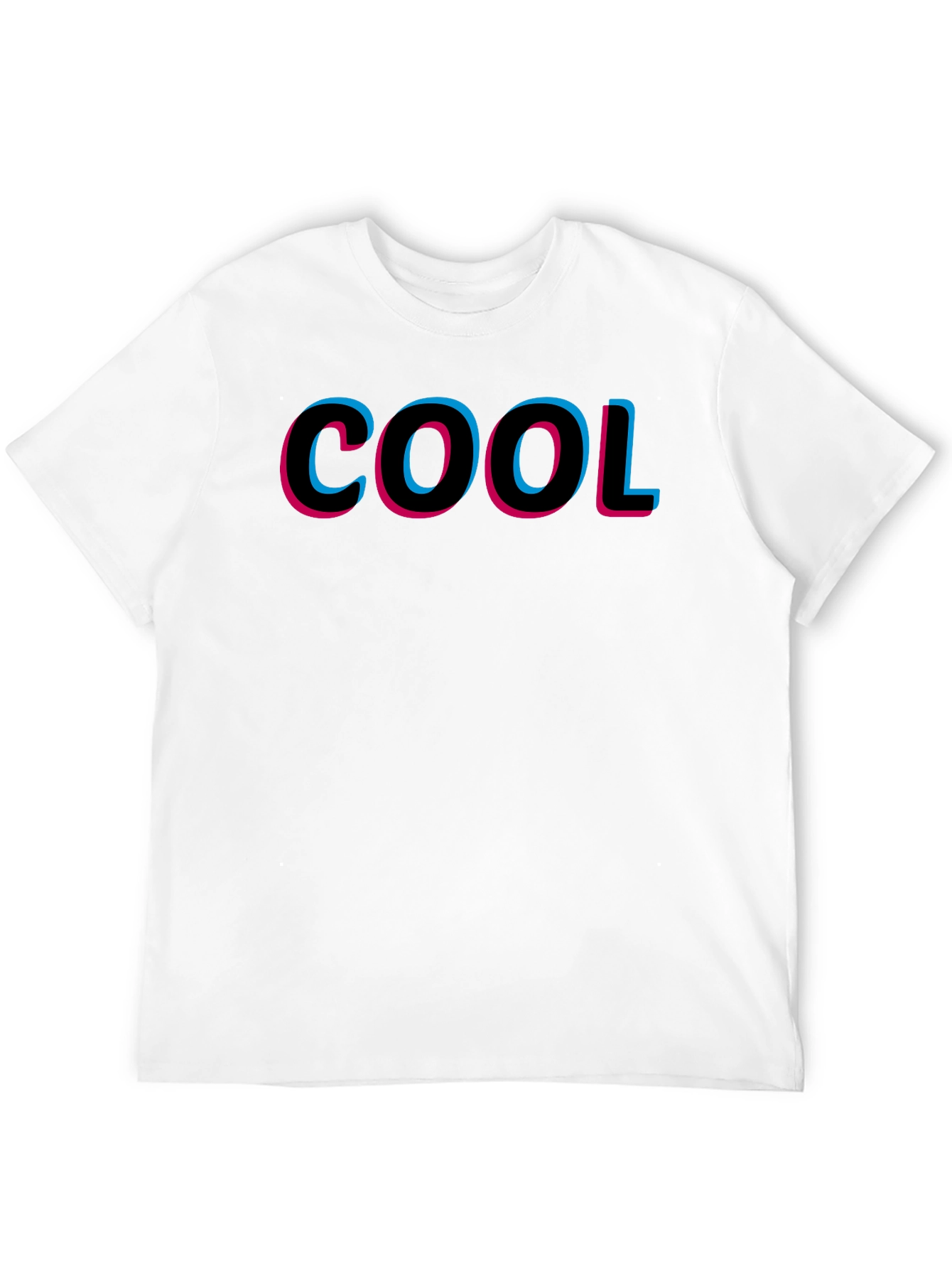 COOL Graphic Print Black T-Shirt