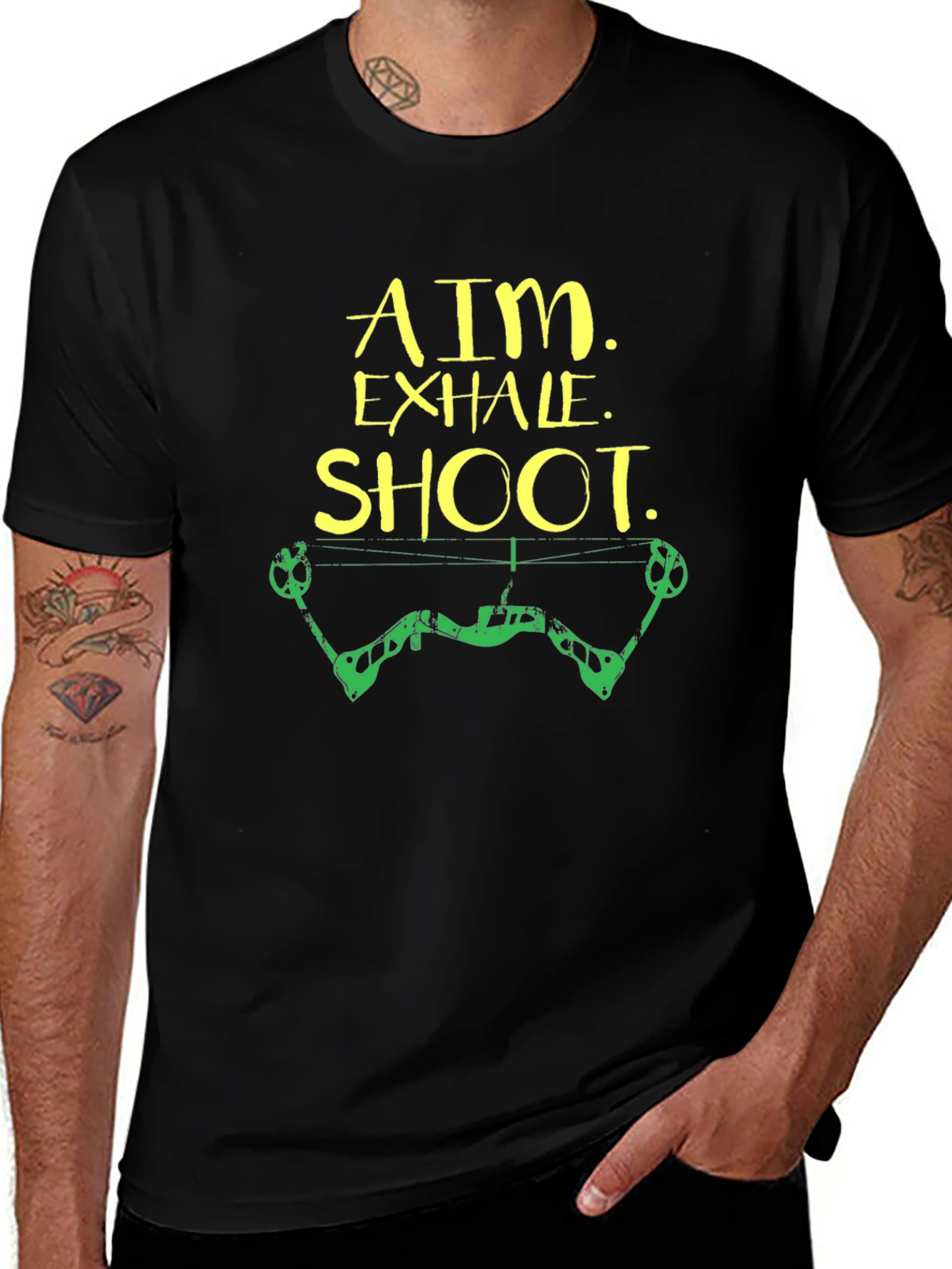 Aim Exhale Shoot Graphic Tee