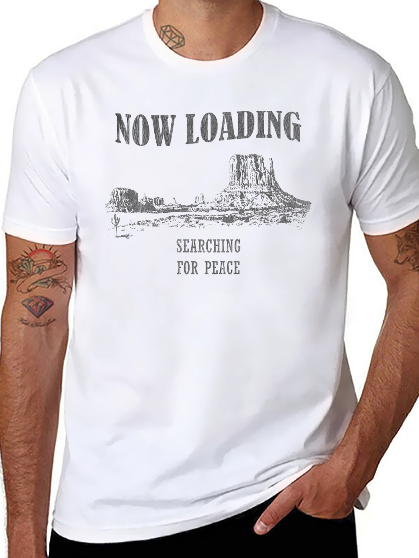 Now Loading Searching for Peace T-Shirt