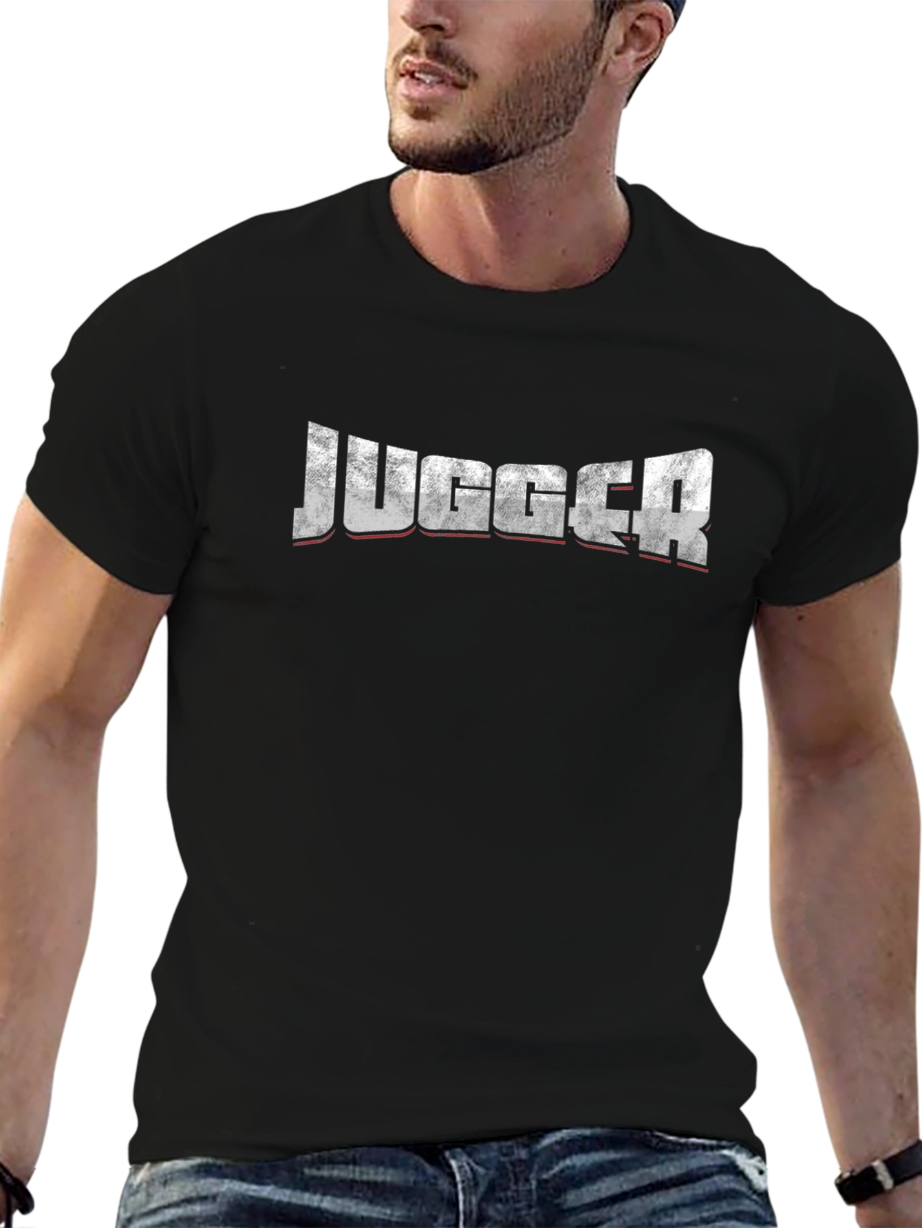 JUGGER T-Shirt - Distressed Graphic Print