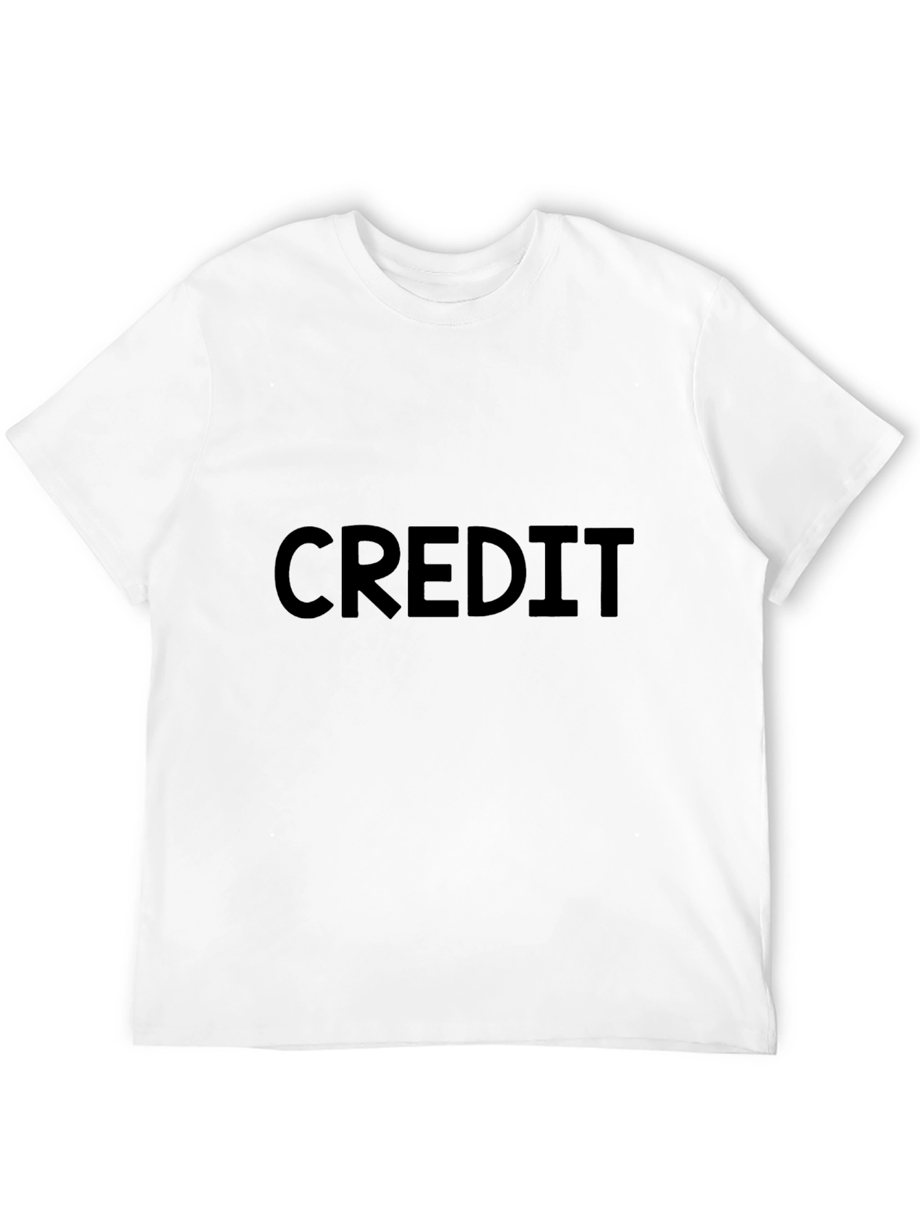 Black CREDIT Graphic Tee
