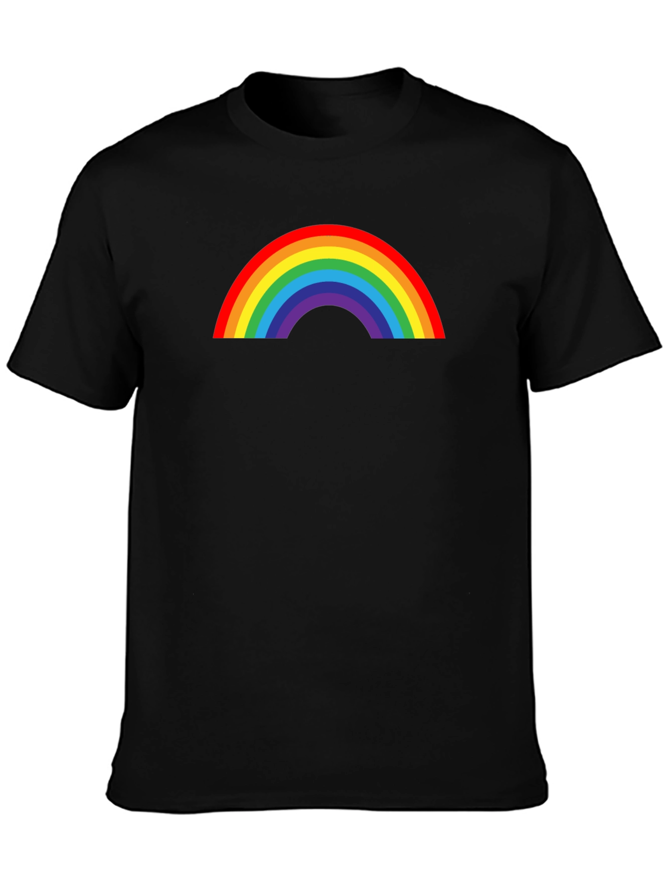 Rainbow Pride T-Shirt - Classic Black Tee