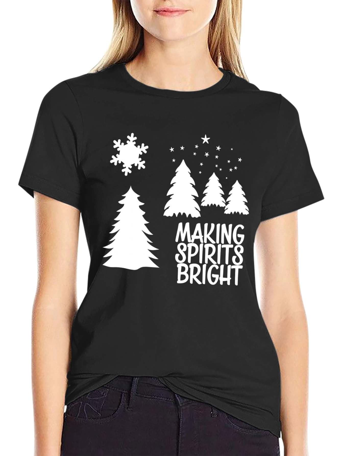 Making Spirits Bright Christmas T-Shirt