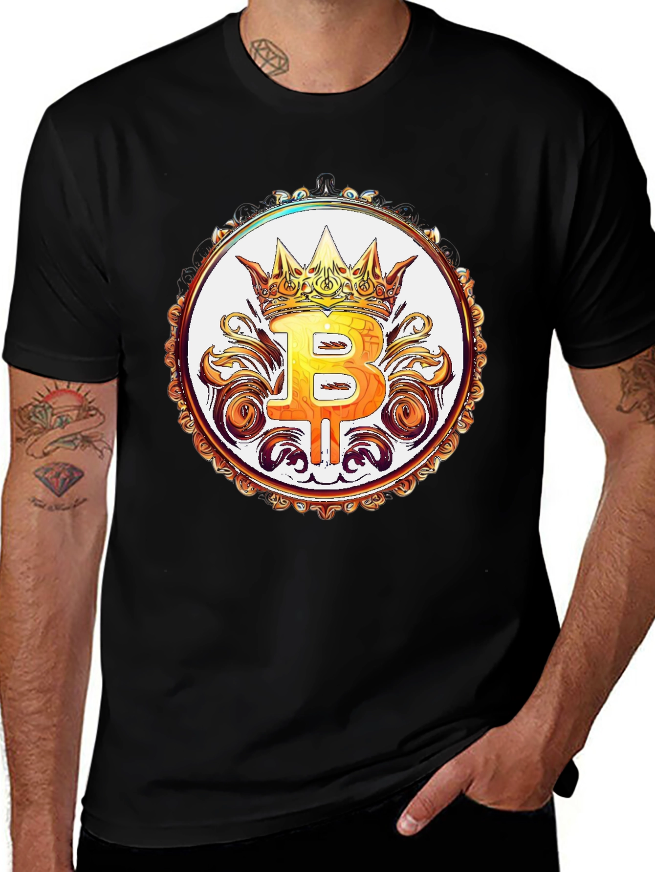 Bitcoin King T-Shirt - Crypto Currency Tee