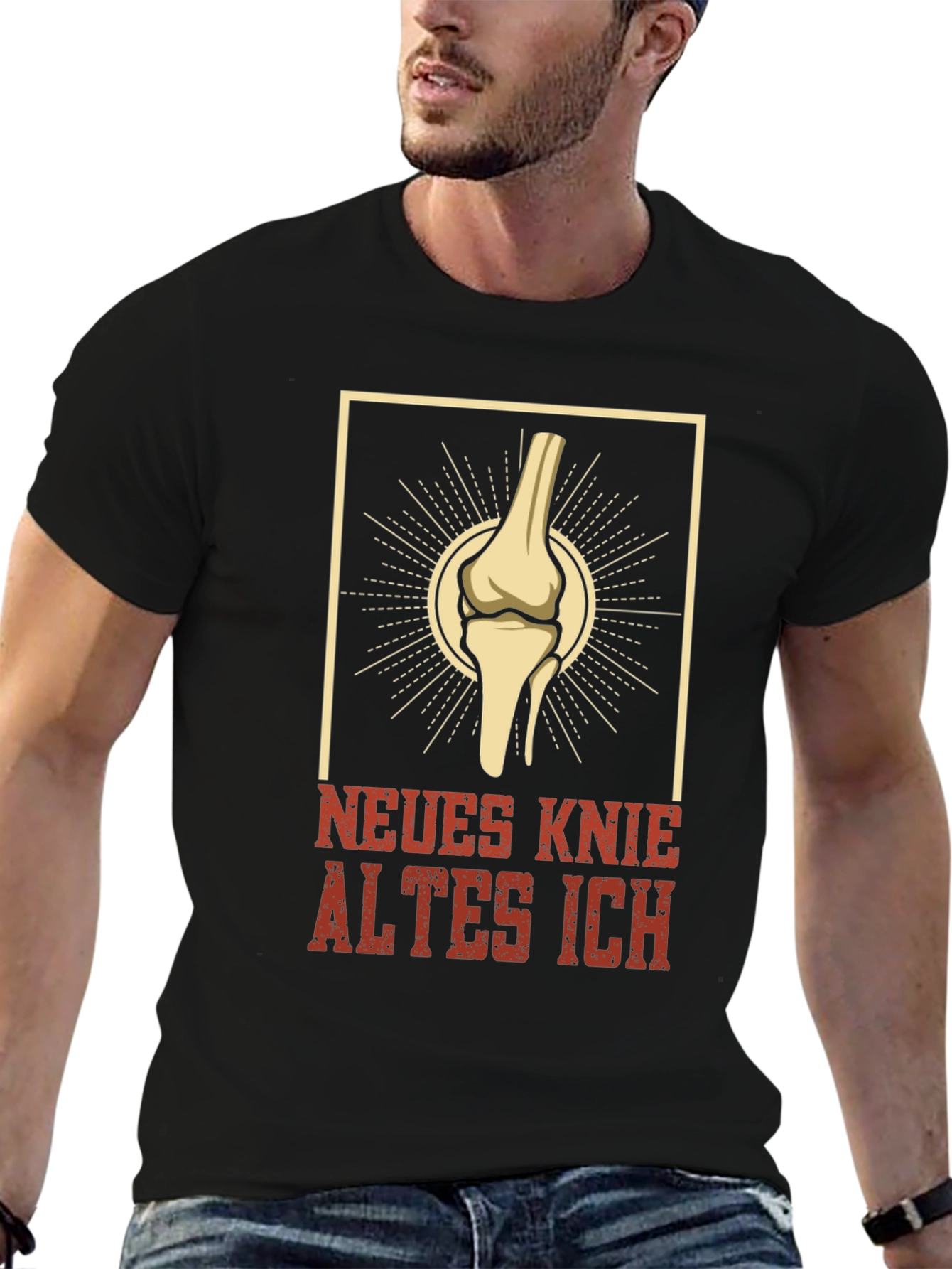 Neues Knie Altes Ich Funny Knee Replacement Surgery T-Shirt