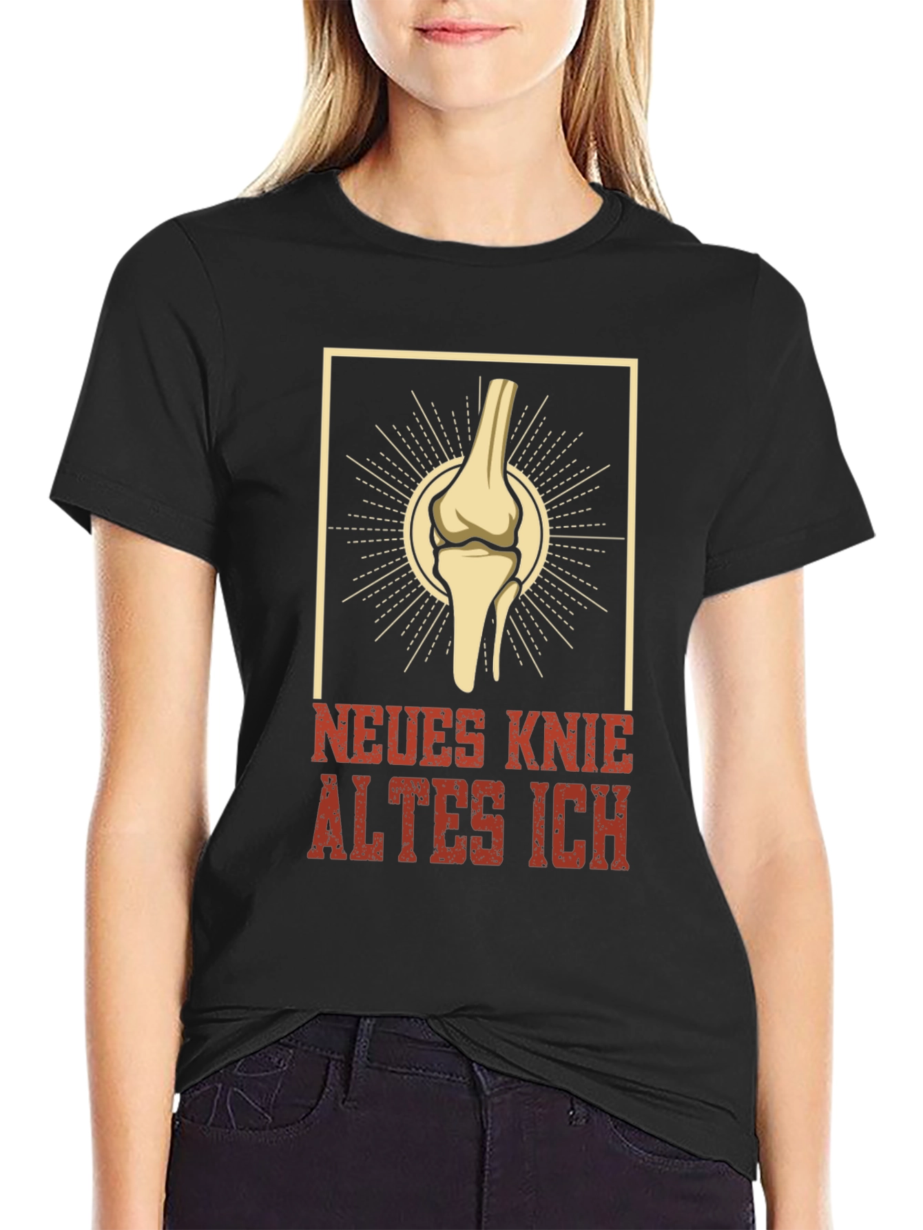 Neues Knie Altes Ich Funny Knee Replacement Surgery T-Shirt