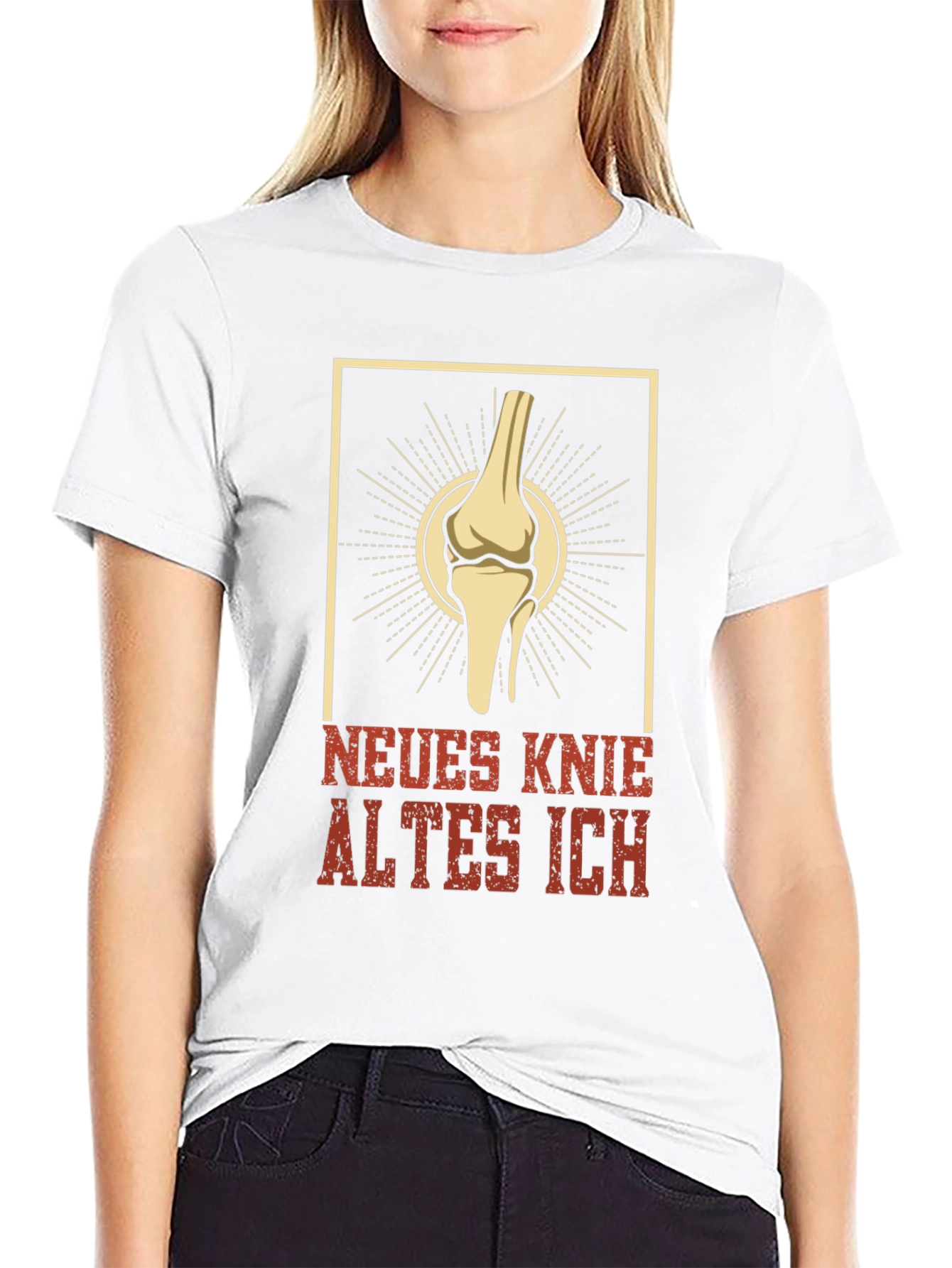 Neues Knie Altes Ich Funny Knee Replacement Surgery T-Shirt