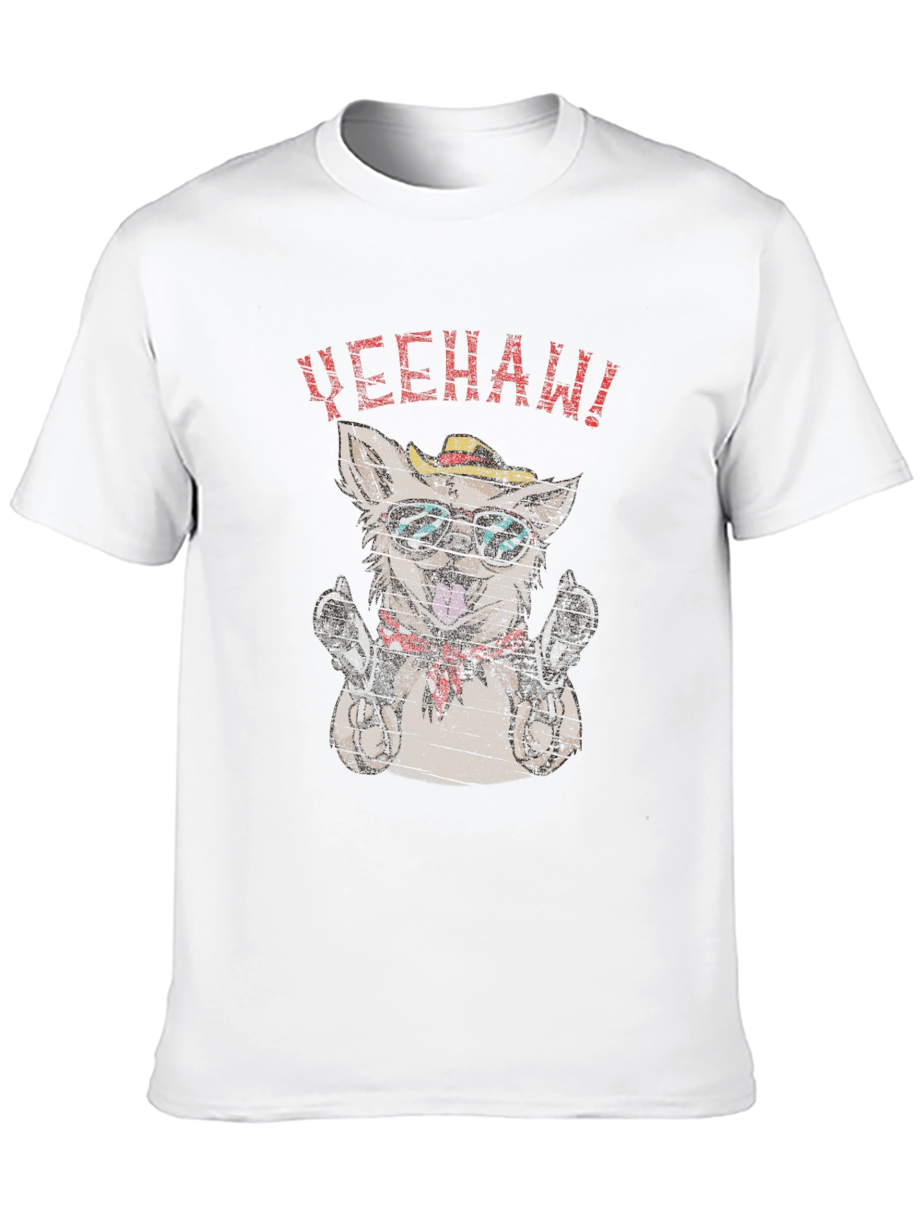 YEEHAW Cowboy Dog Graphic Tee