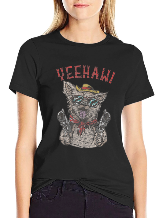 YEEHAW Cowboy Dog Graphic Tee