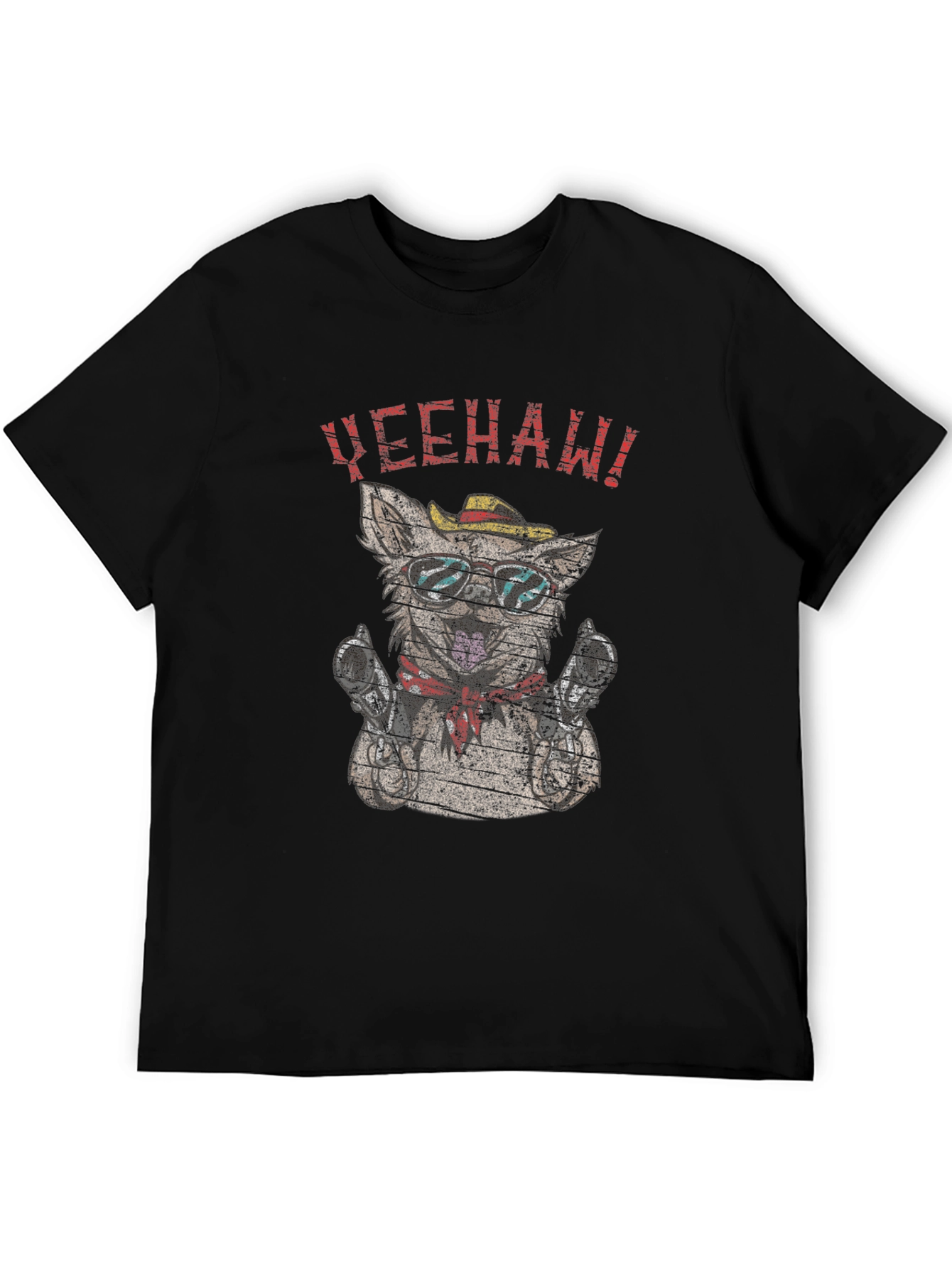 YEEHAW Cowboy Dog Graphic Tee