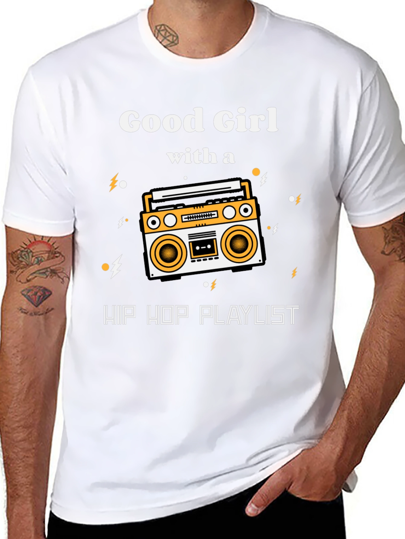 Good Girl Hip Hop Playlist Graphic T-Shirt