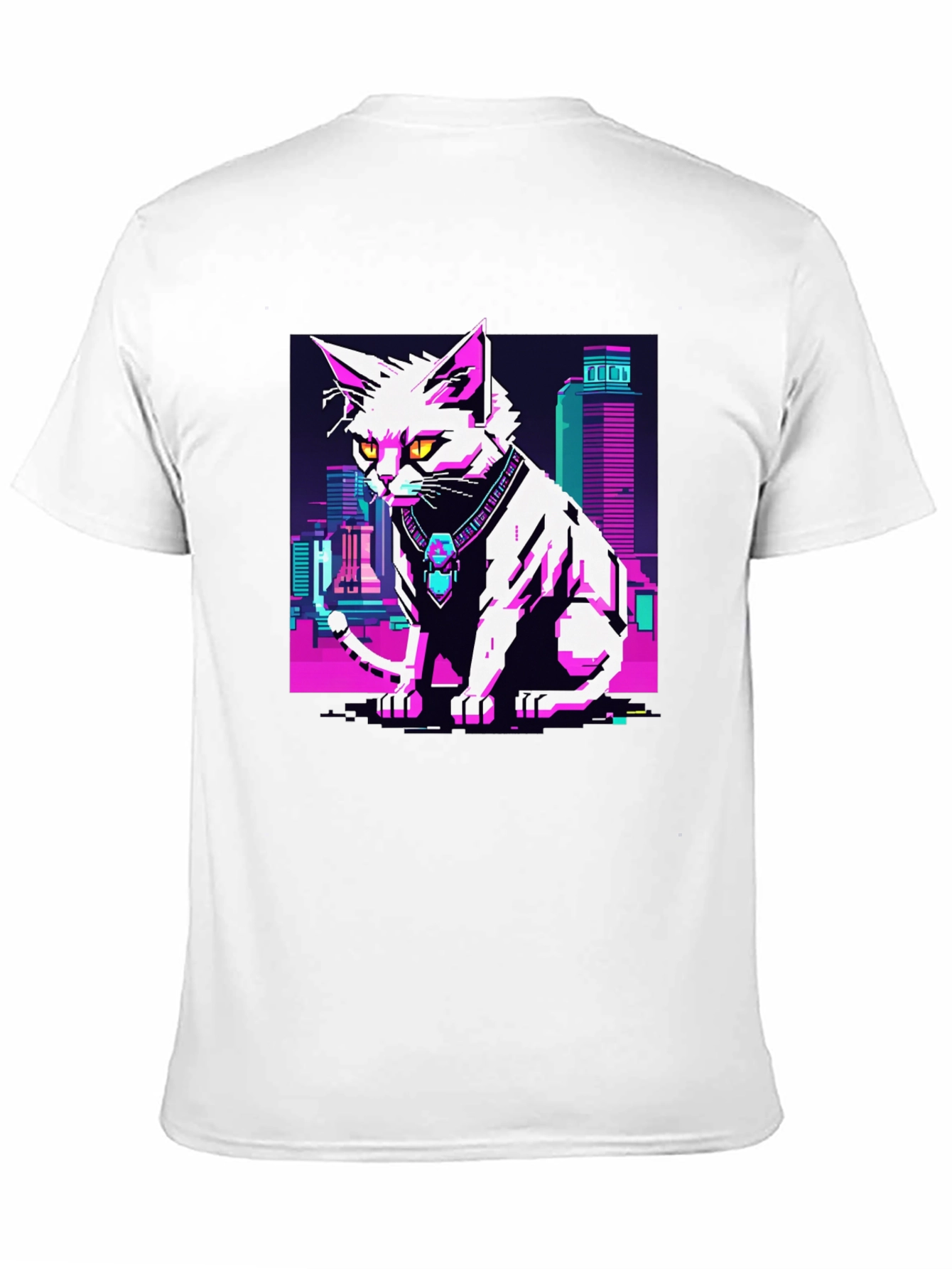 Cyberpunk Cat T-Shirt - Urban Style Tee