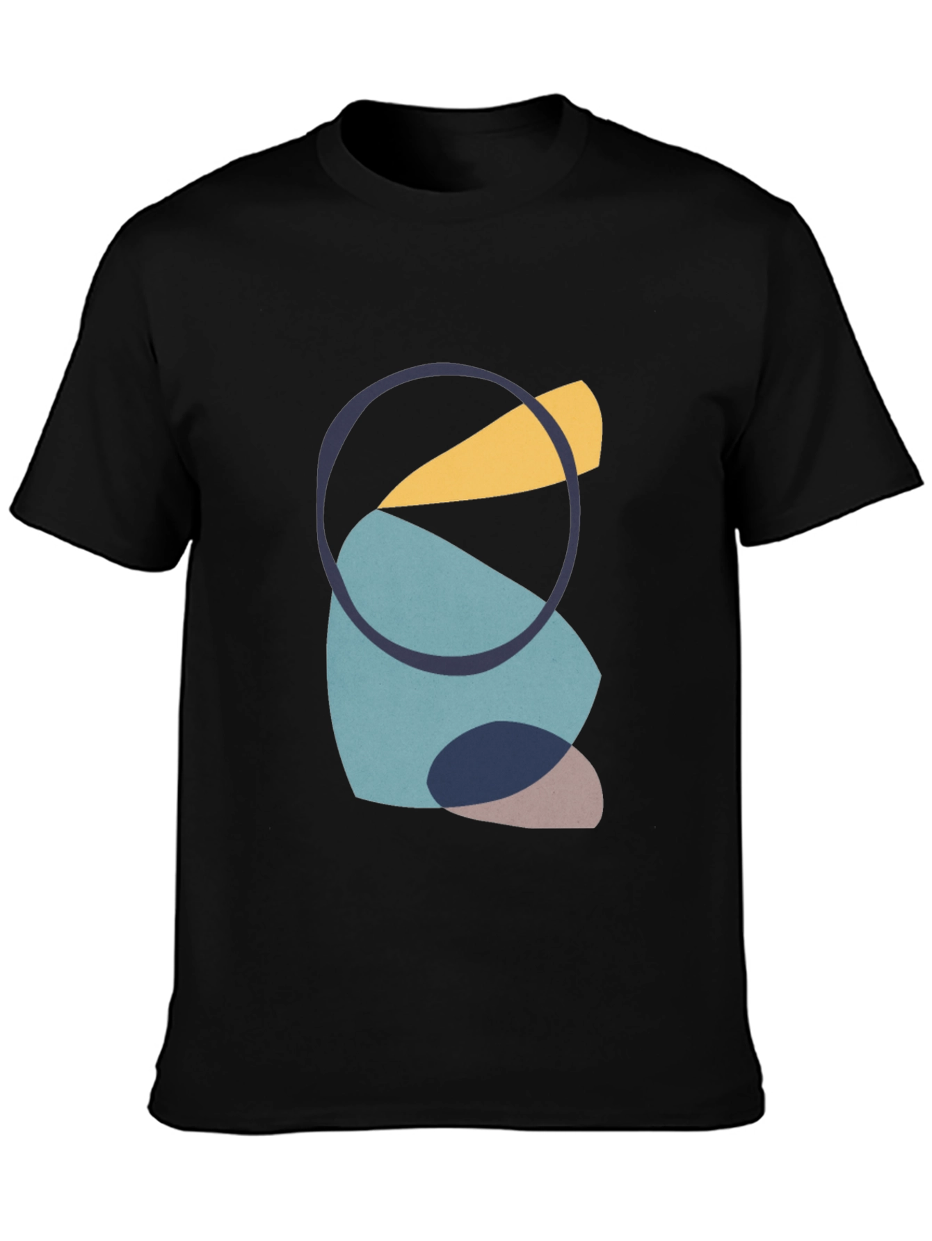 Abstract Shapes Graphic Tee - Modern Art Shirt